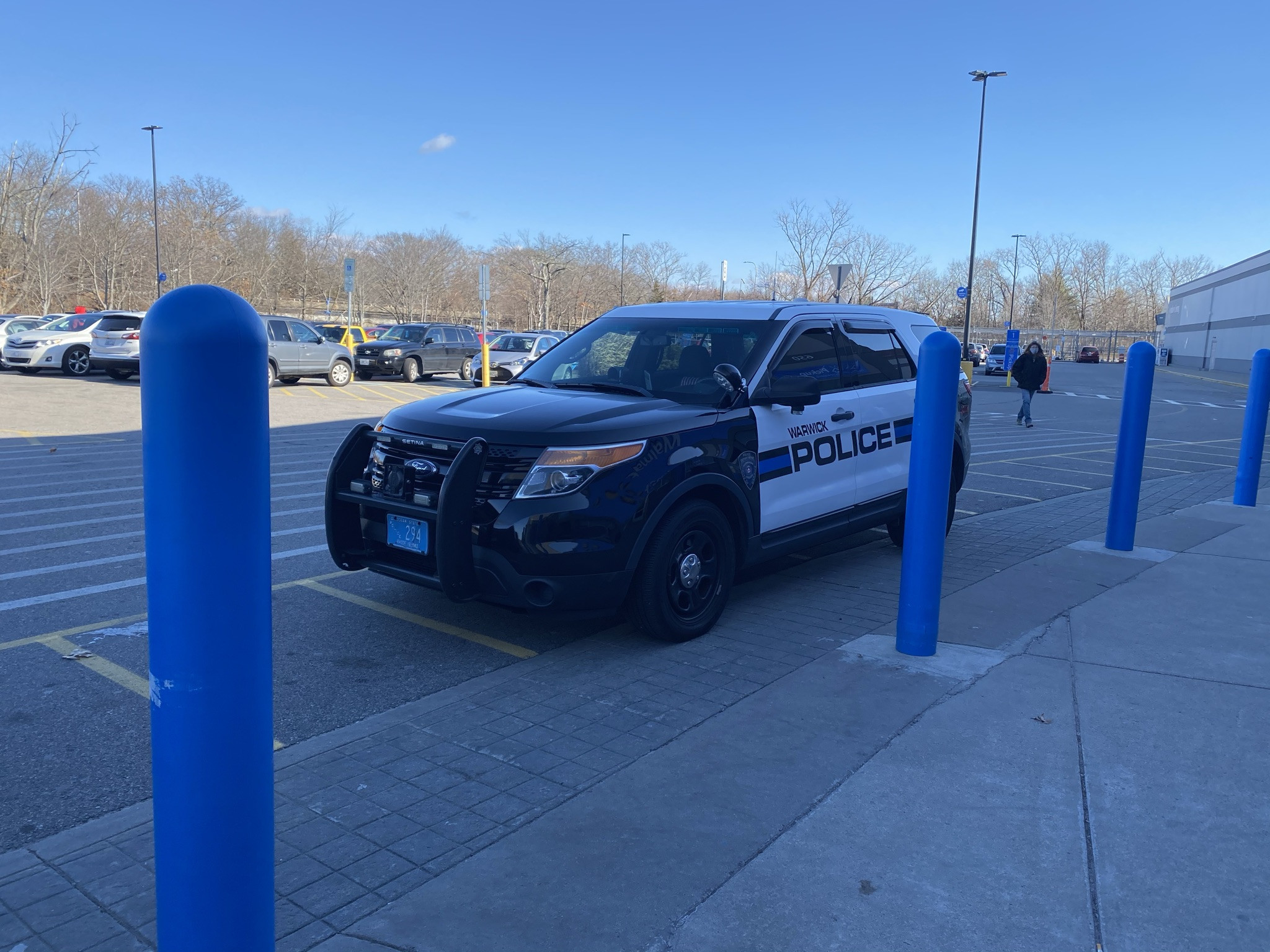 A photo  of Warwick Police
            Cruiser CP-55, a 2014 Ford Police Interceptor Utility             taken by @riemergencyvehicles