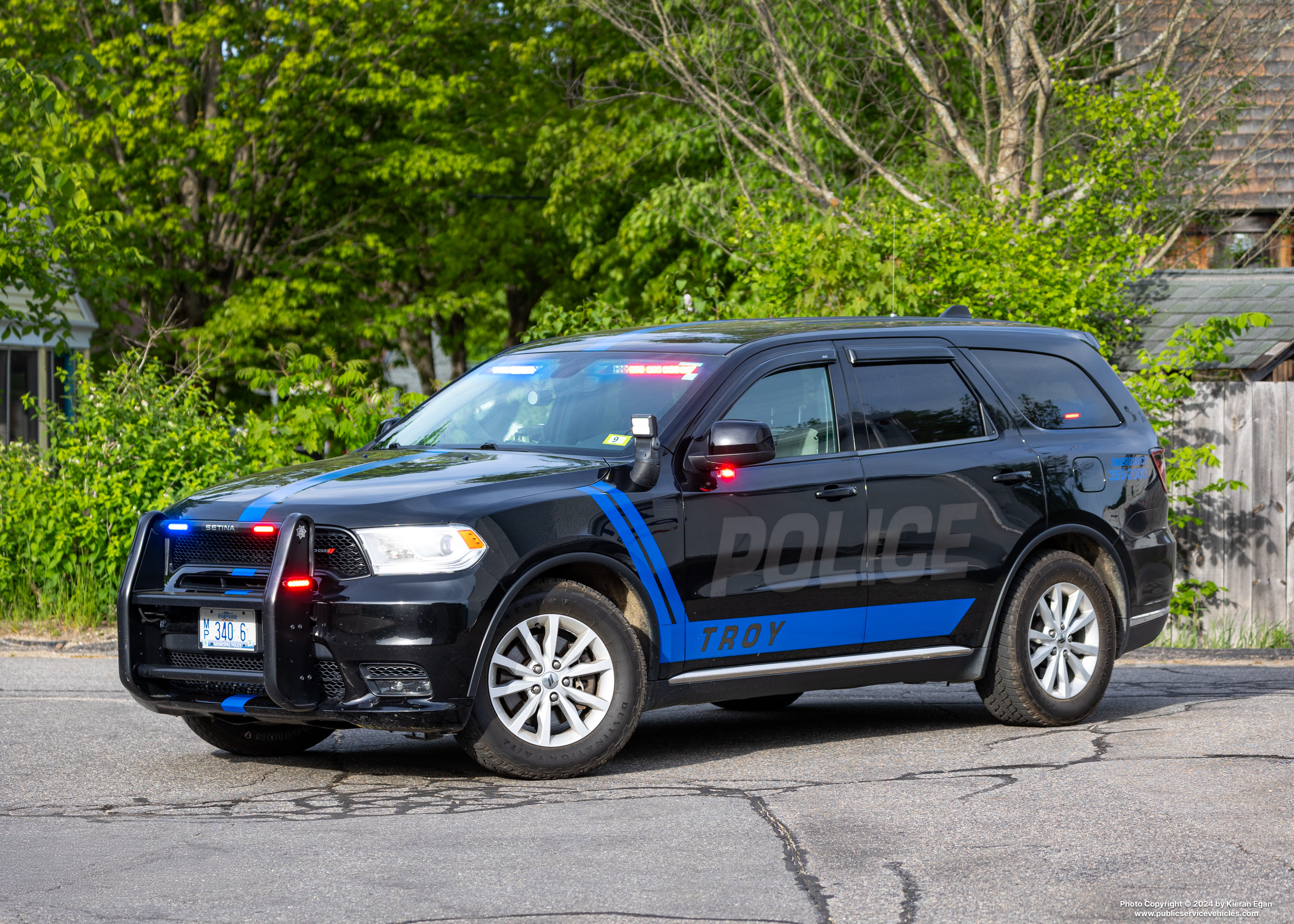 A photo  of Troy Police
            Car 6, a 2020 Dodge Durango             taken by Kieran Egan