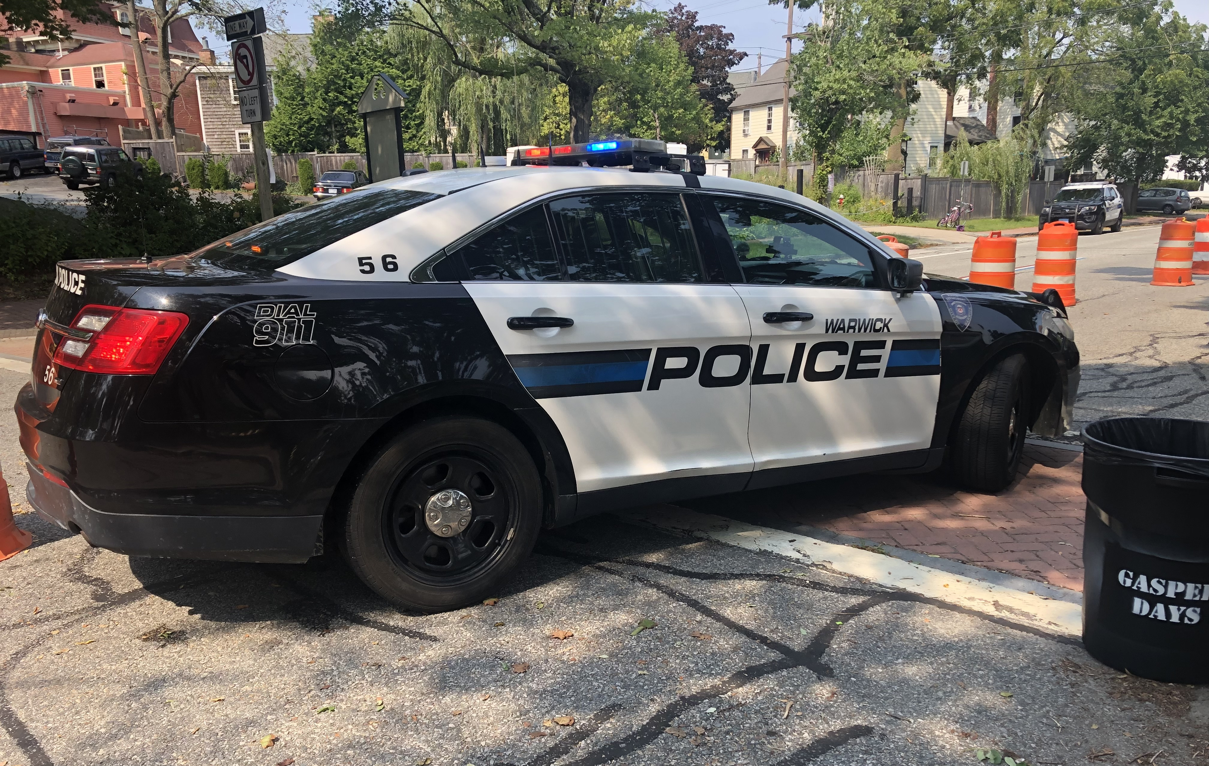 A photo  of Warwick Police
            Cruiser CP-56, a 2014 Ford Police Interceptor Sedan             taken by @riemergencyvehicles