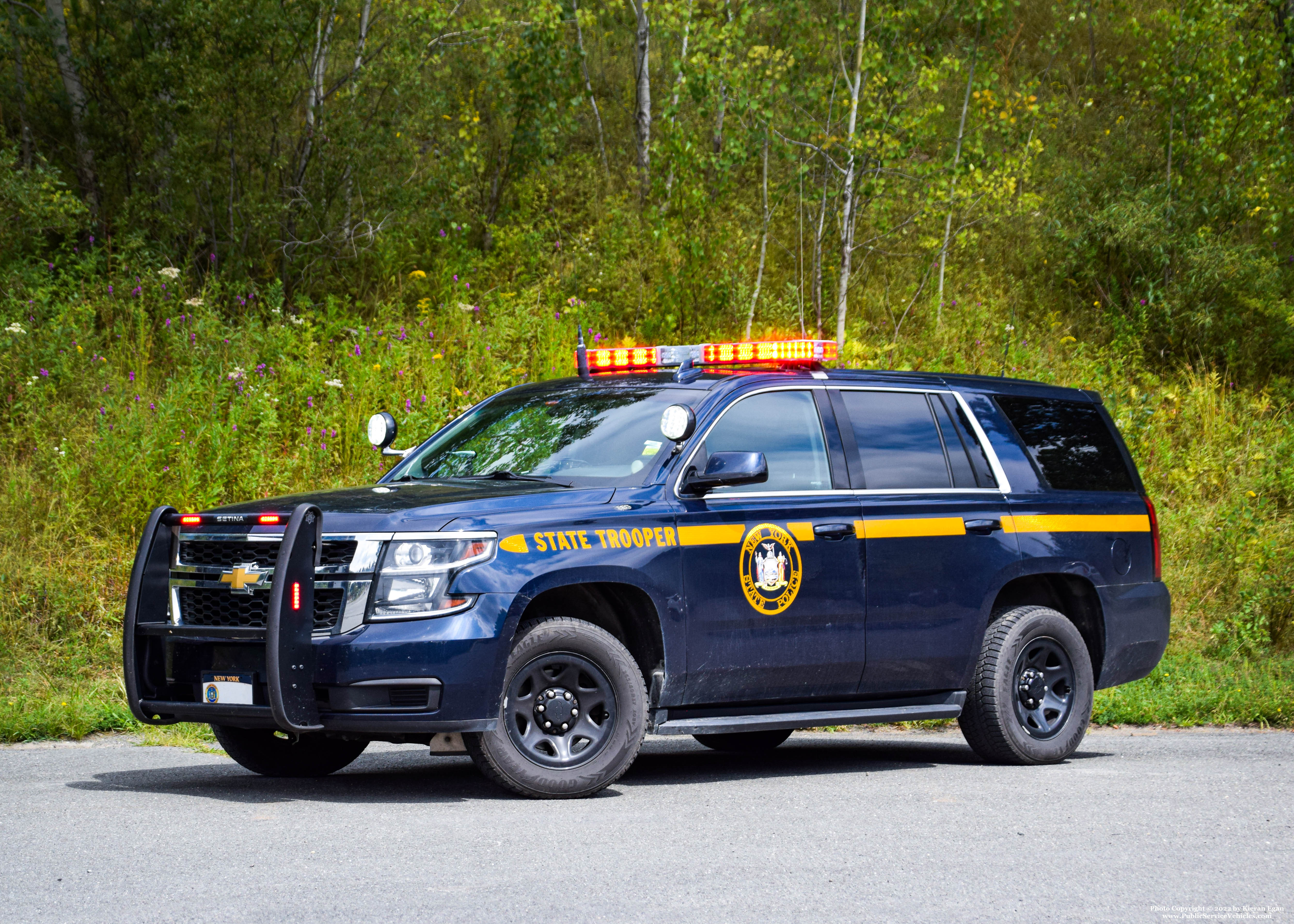 A photo  of New York State Police
            Patrol Unit, a 2018 Chevrolet Tahoe             taken by Kieran Egan