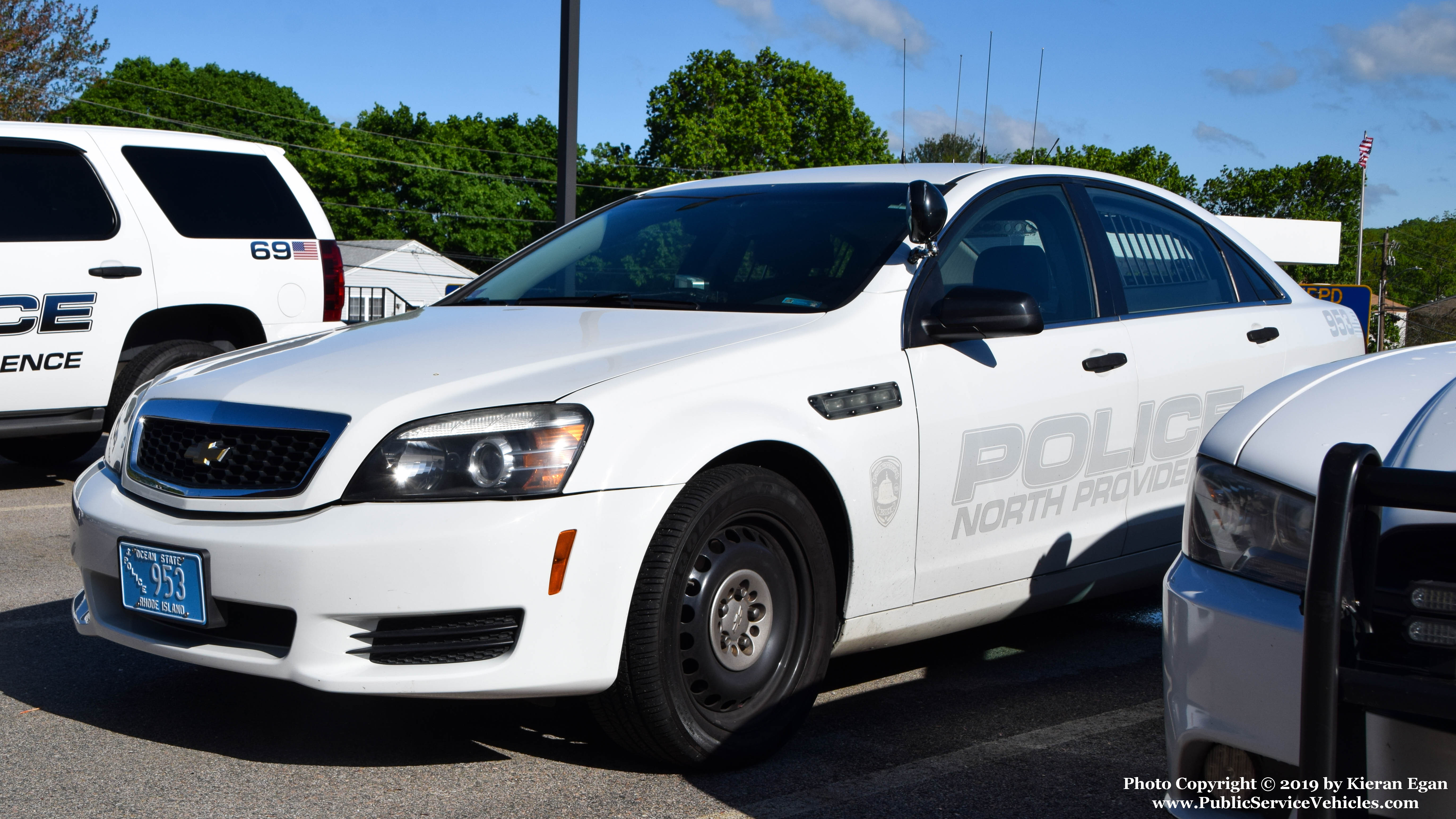 A photo  of North Providence Police
            Cruiser 953, a 2013 Chevrolet Caprice             taken by Kieran Egan