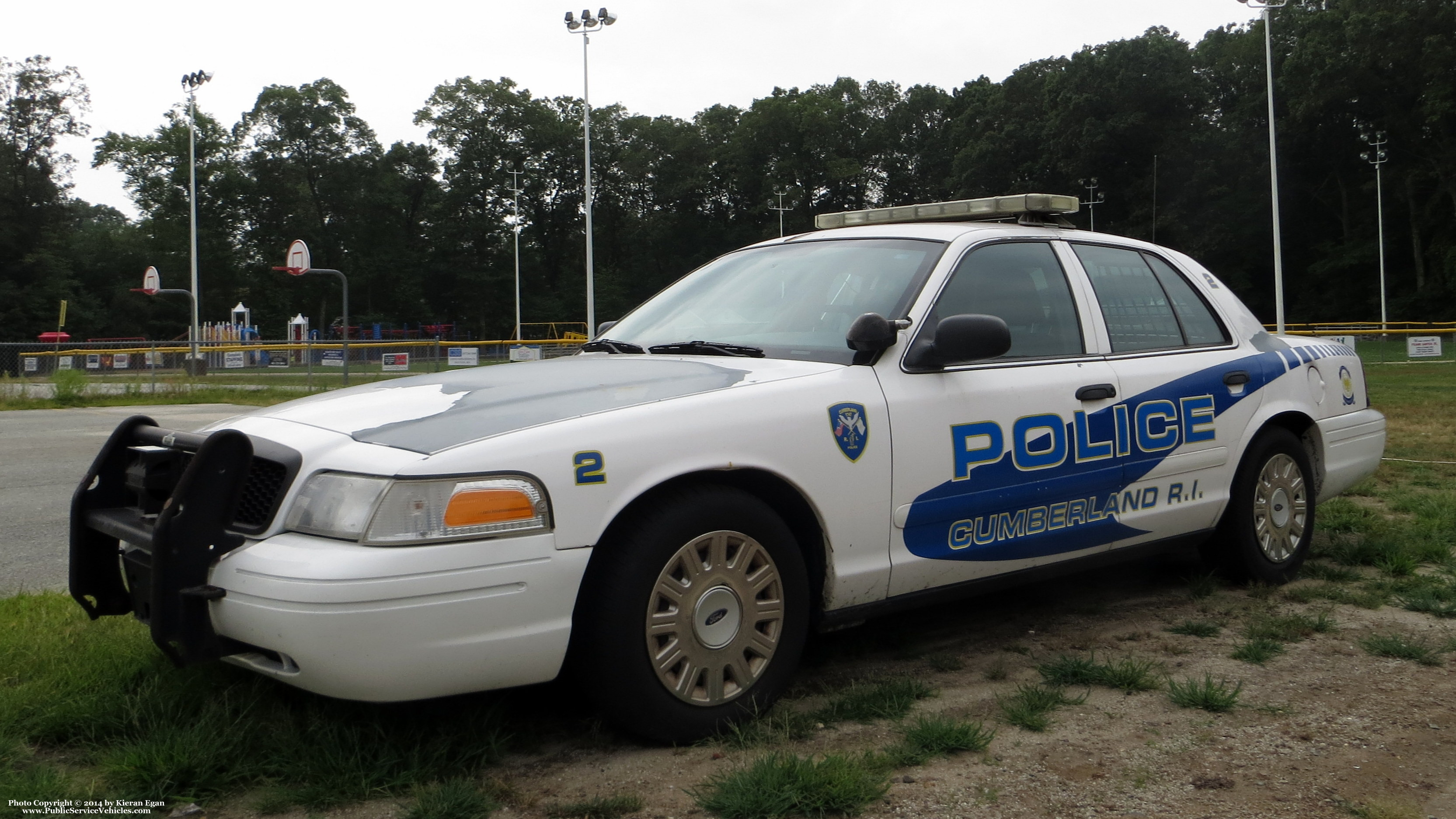 A photo  of Cumberland Police
            Cruiser 2, a 2003-2005 Ford Crown Victoria Police Interceptor             taken by Kieran Egan