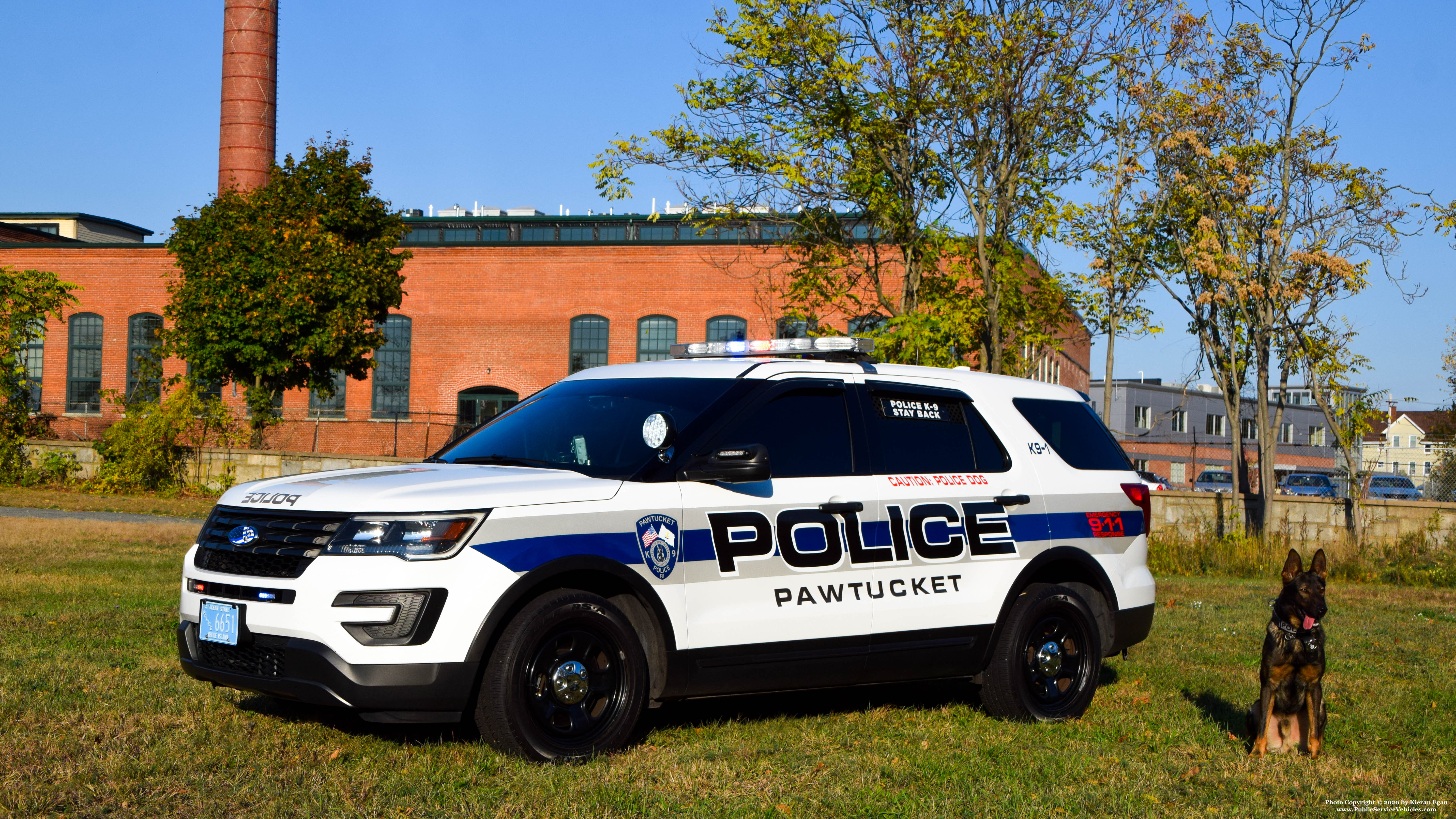 A photo  of Pawtucket Police
            K9-1, a 2016 Ford Police Interceptor Utility             taken by Kieran Egan