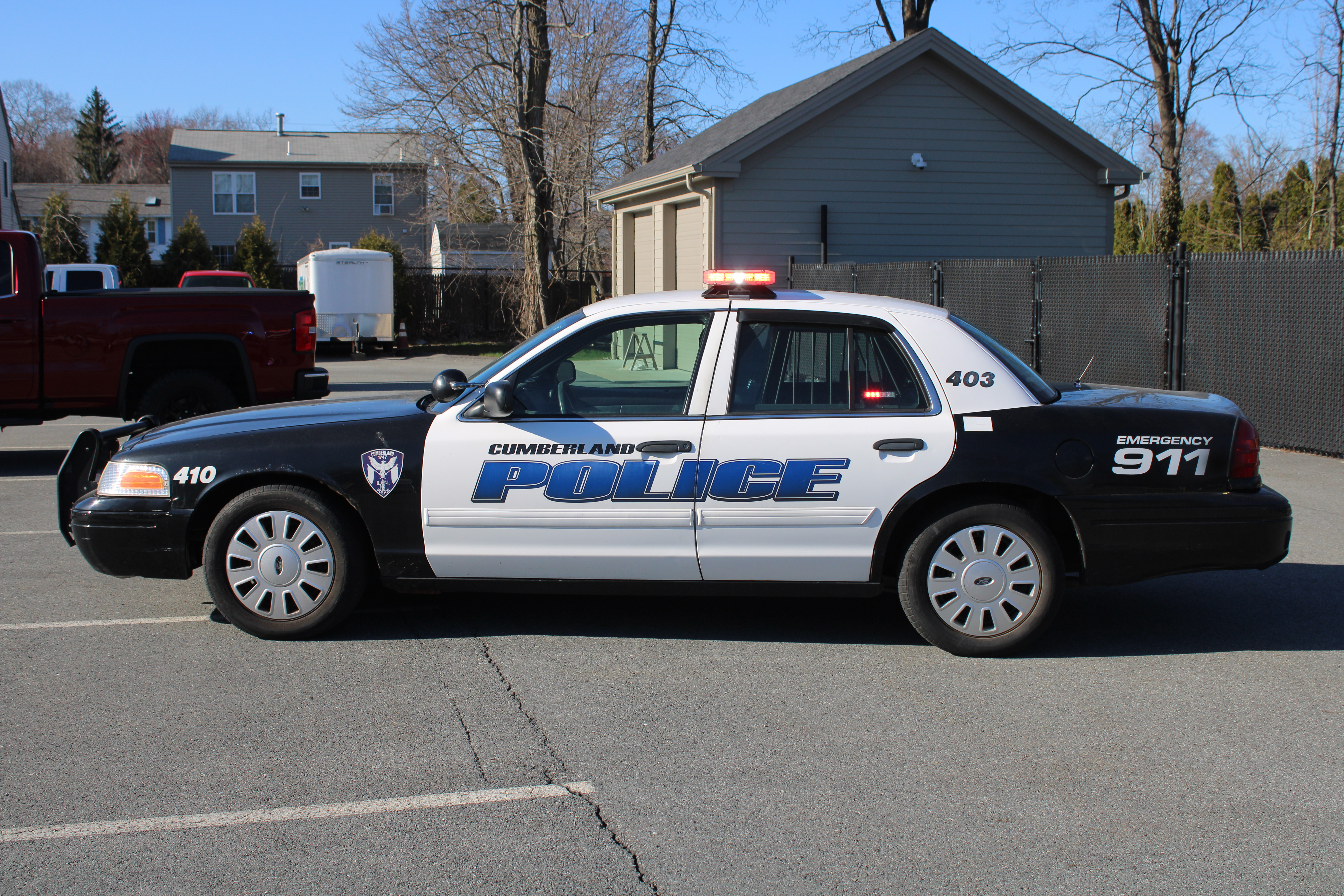 A photo  of Cumberland Police
            Cruiser 403, a 2009-2011 Ford Crown Victoria Police Interceptor             taken by @riemergencyvehicles