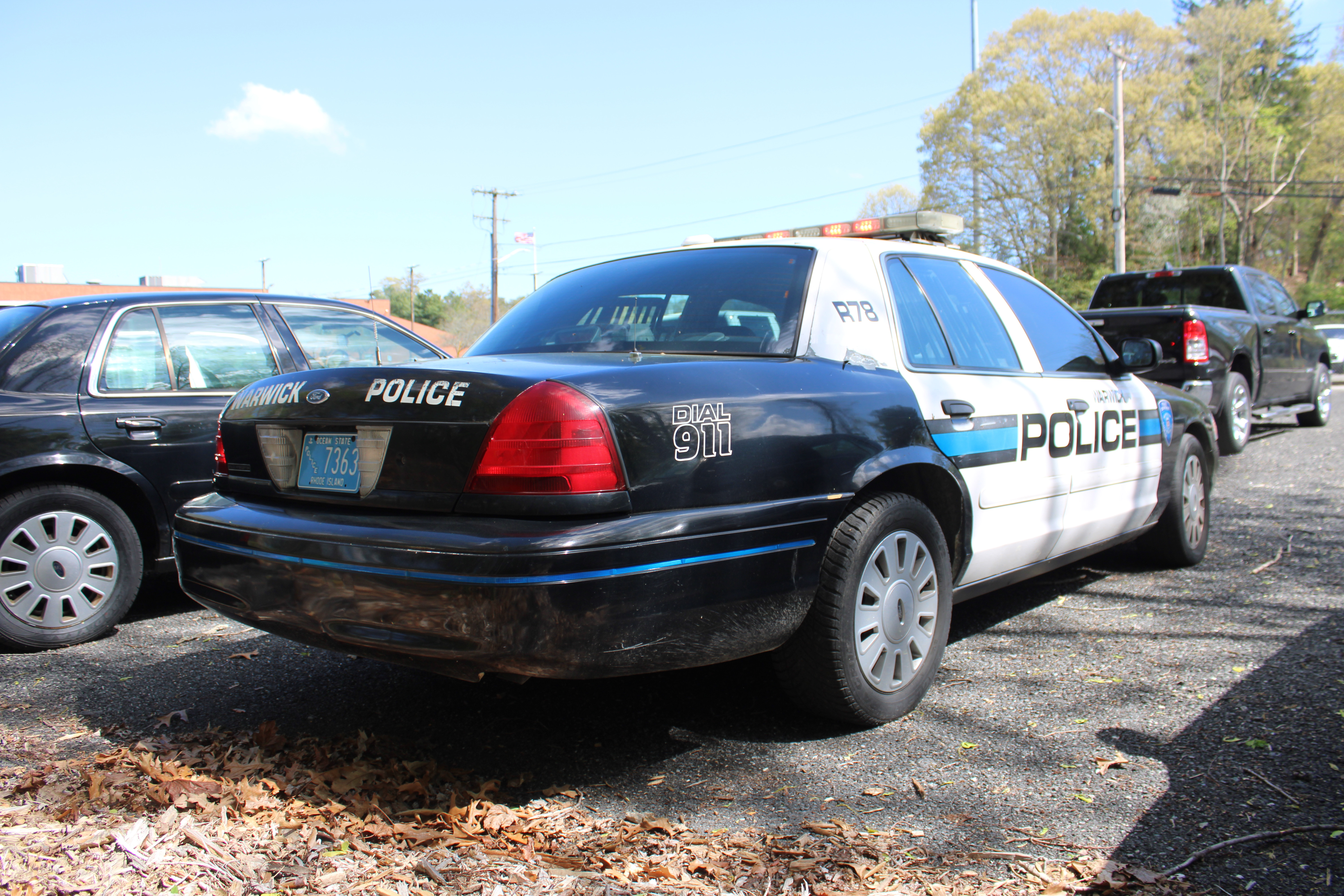 A photo  of Warwick Police
            Cruiser R-78, a 2006-2008 Ford Crown Victoria Police Interceptor             taken by @riemergencyvehicles