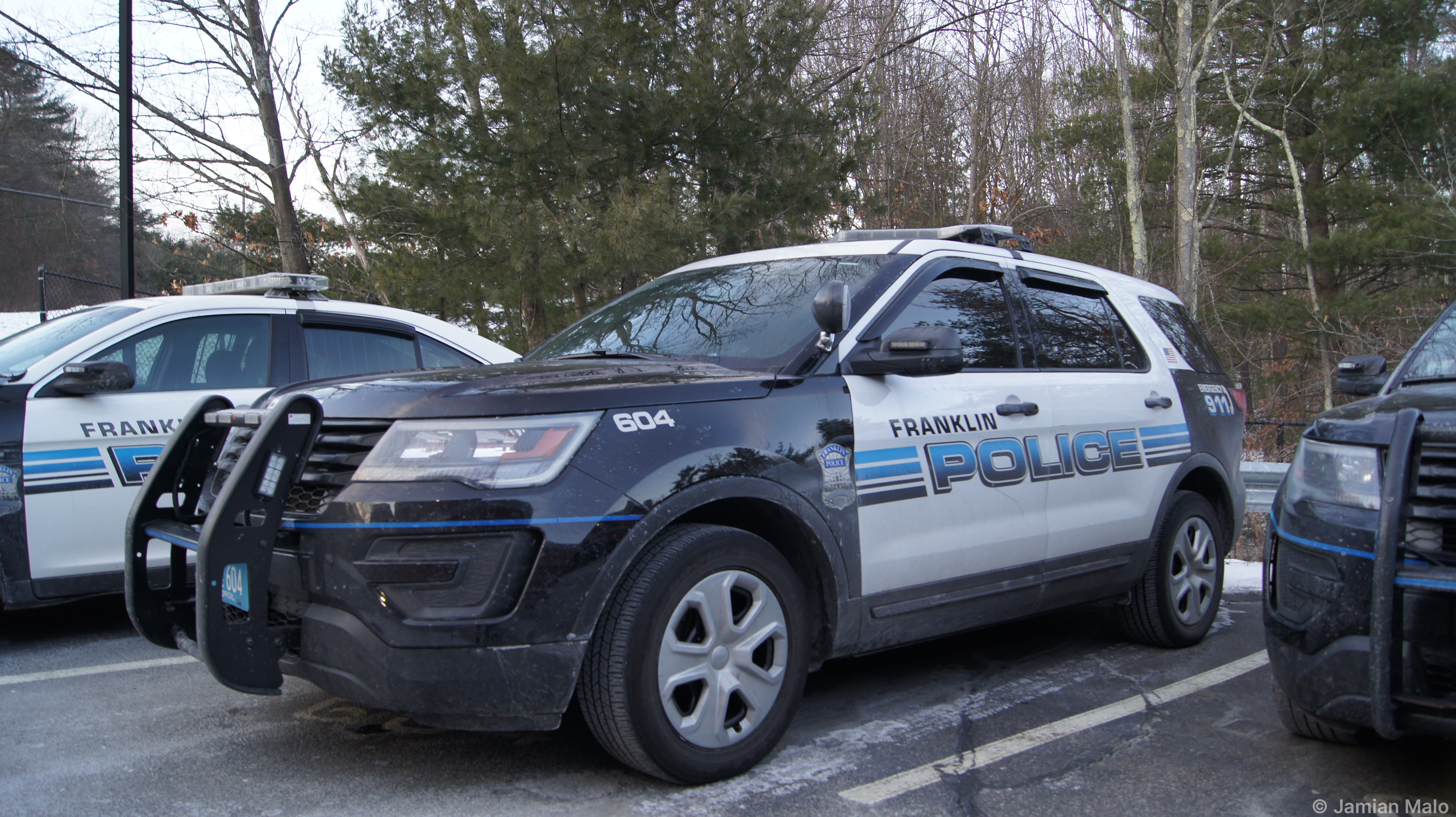 A photo  of Franklin Police
            Cruiser 604, a 2016-2019 Ford Police Interceptor Utility             taken by Jamian Malo