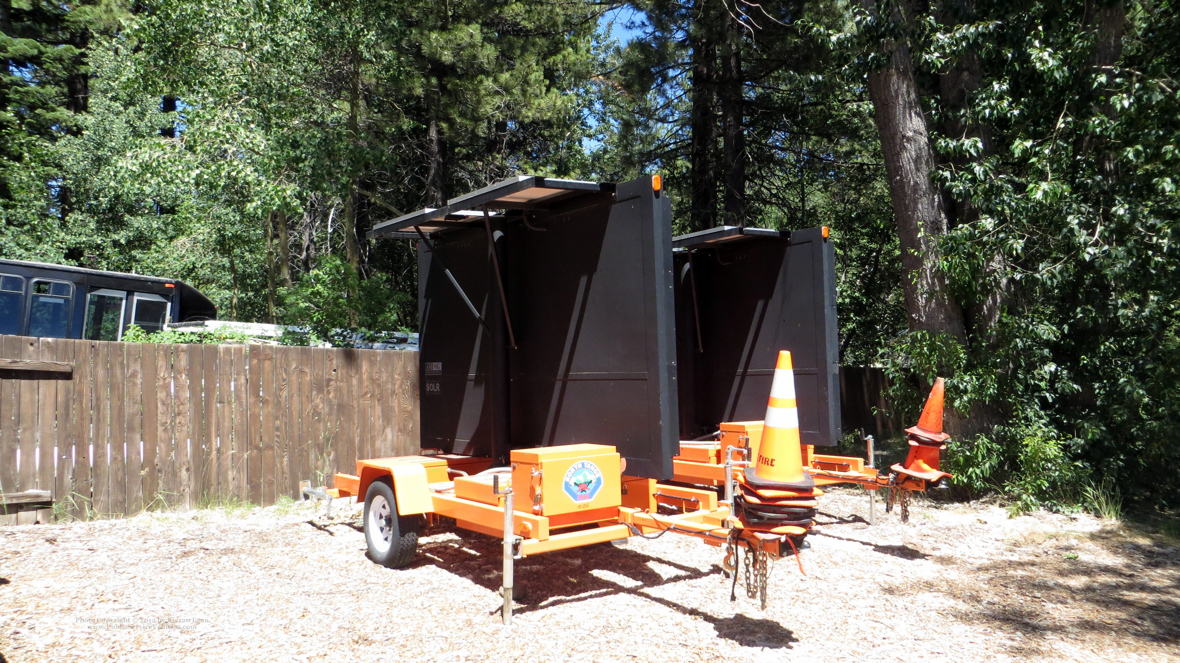 A photo  of North Tahoe Fire District
            Message Trailer, a 2000-2012 Message Trailer             taken by Kieran Egan