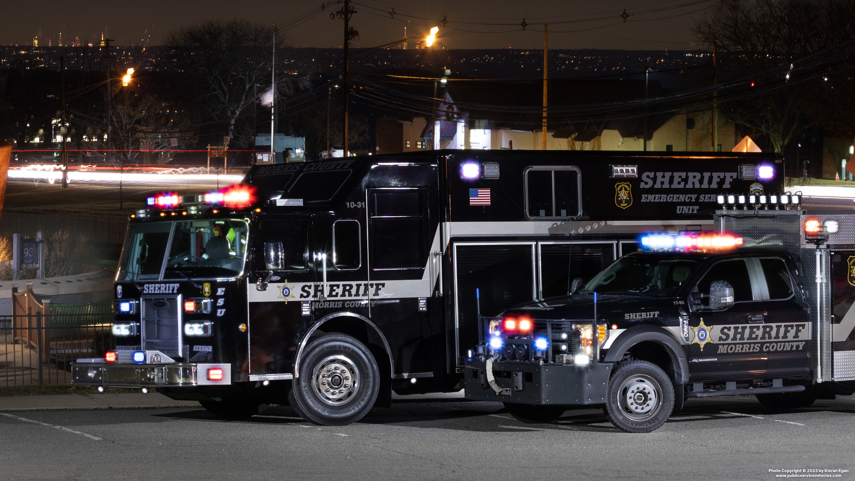 A photo  of Morris County Sheriff
            Unit 10-31, a 2010 Pierce Saber             taken by Kieran Egan