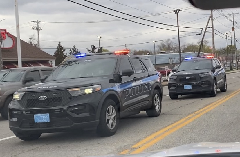 A photo  of Warwick Police
            Cruiser P-11, a 2021 Ford Police Interceptor Utility             taken by @riemergencyvehicles