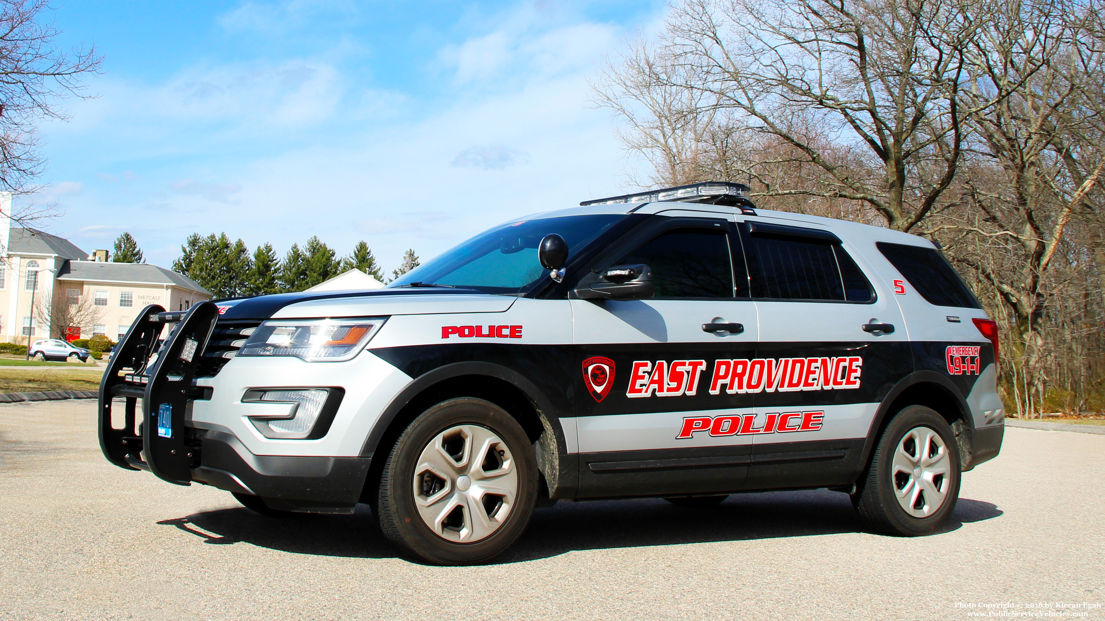 A photo  of East Providence Police
            Car 5, a 2016 Ford Police Interceptor Utility             taken by Kieran Egan