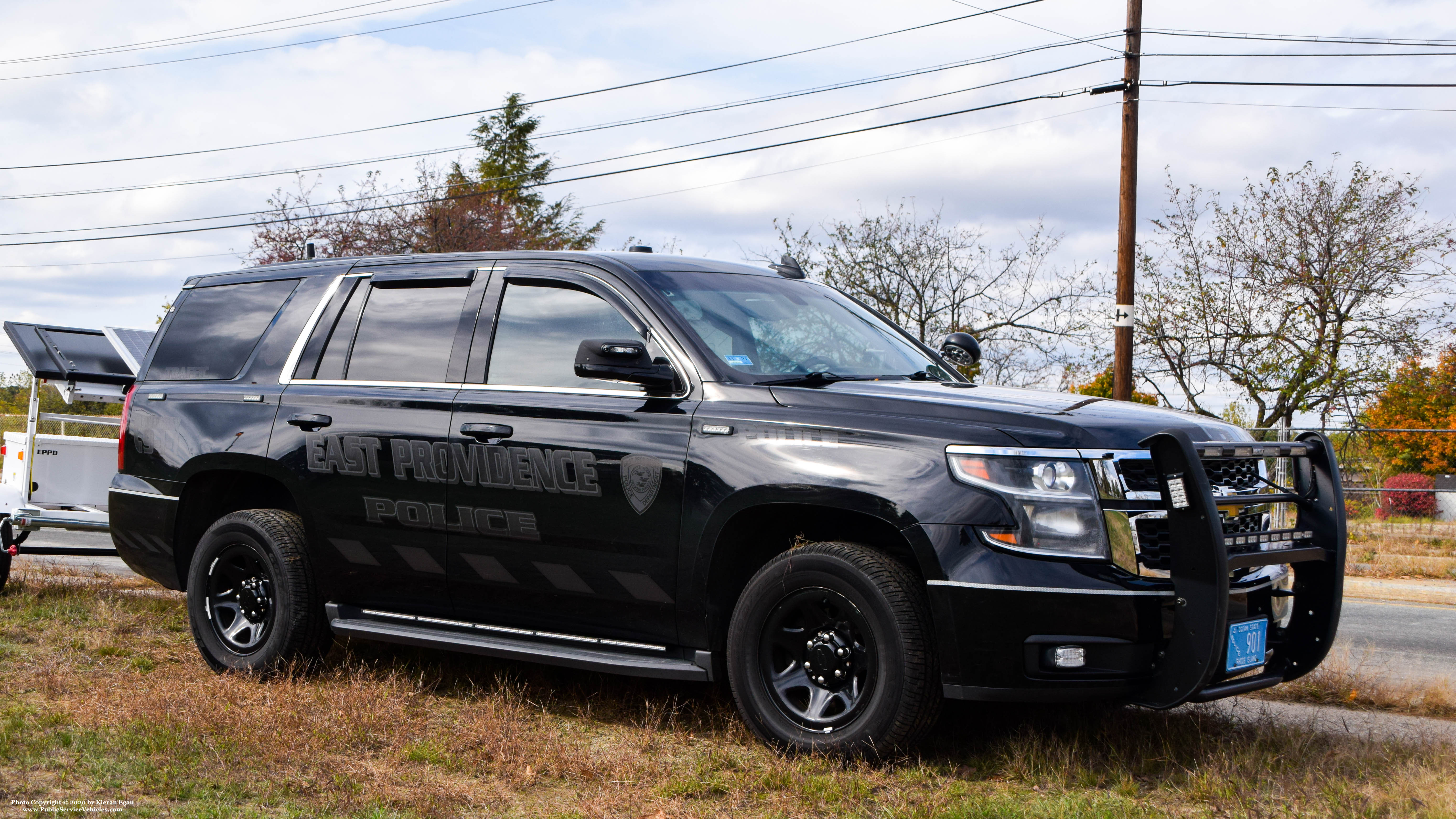 A photo  of East Providence Police
            Car [2]33, a 2016 Chevrolet Tahoe             taken by Kieran Egan