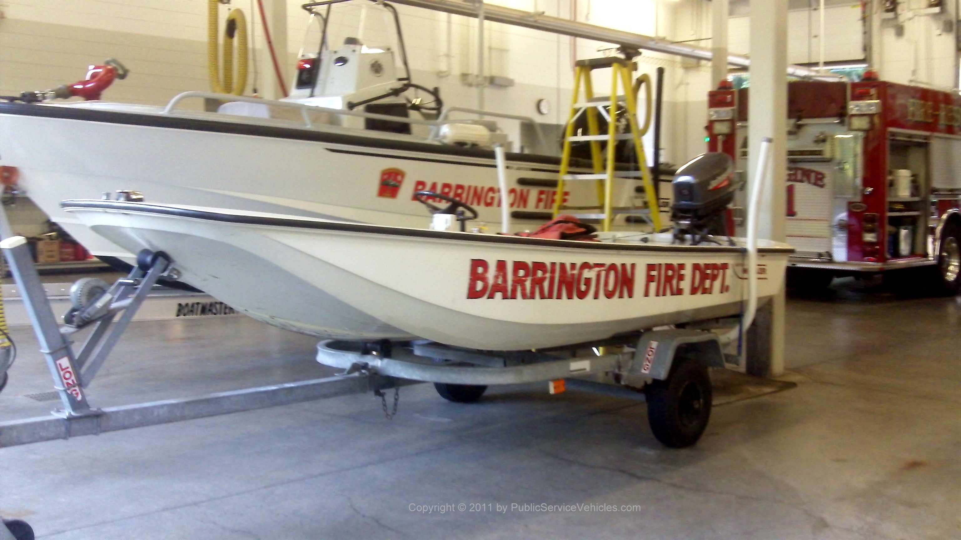 A photo  of Barrington Fire
            Marine 3, a 1990 Boston Whaler             taken by Kieran Egan