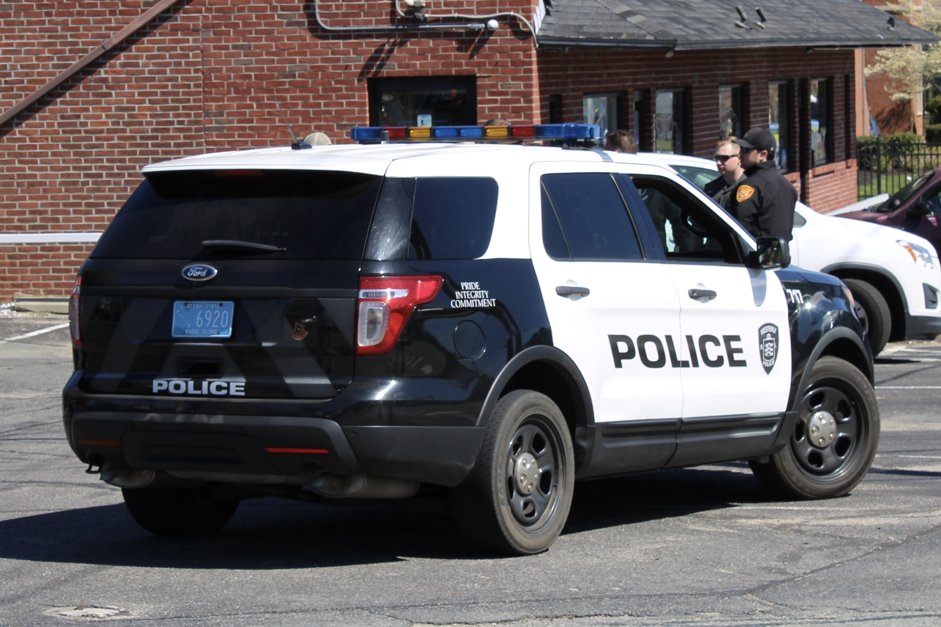 A photo  of Westerly Police
            Cruiser 717, a 2013-2015 Ford Police Interceptor Utility             taken by @riemergencyvehicles