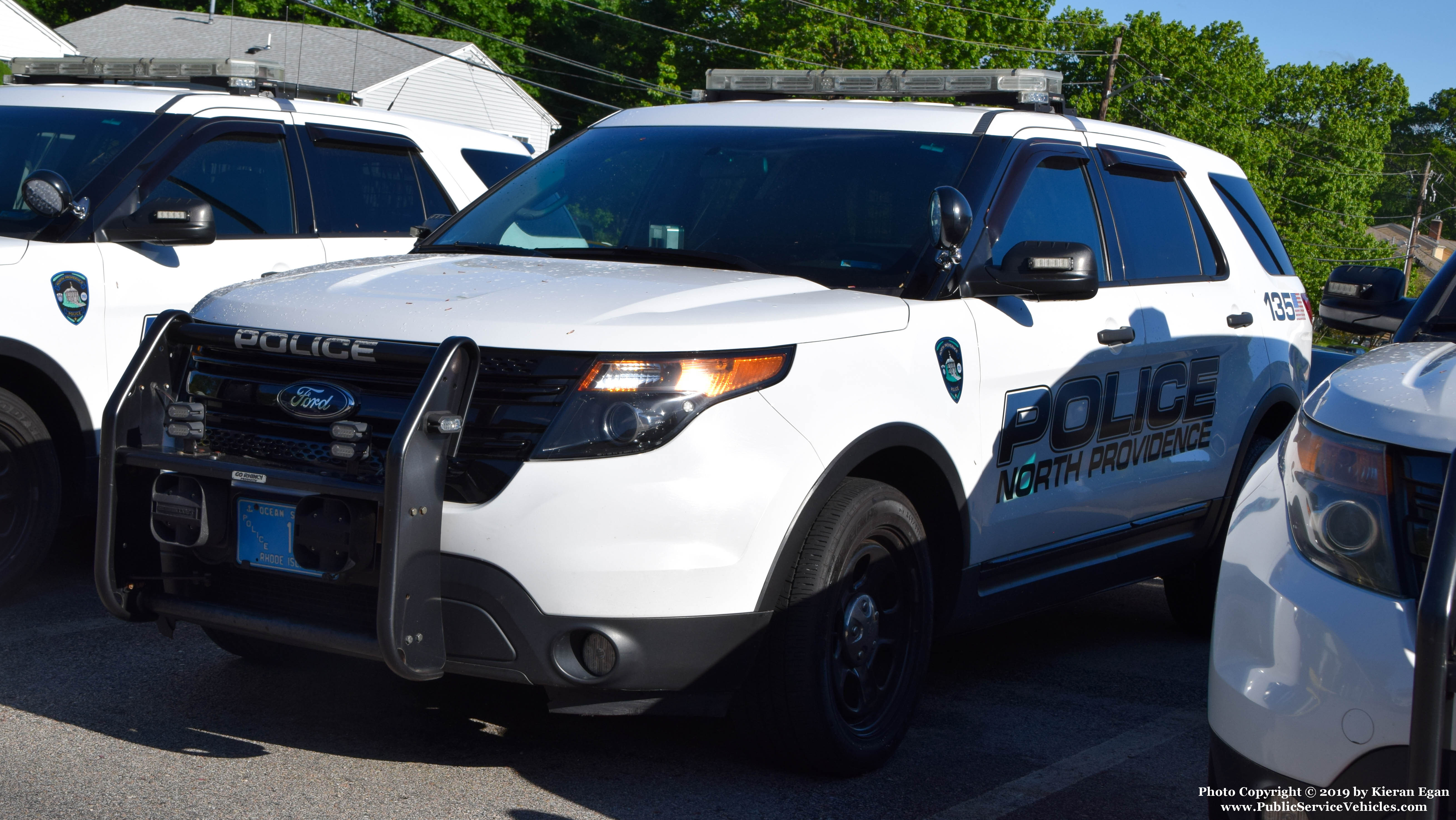 A photo  of North Providence Police
            Cruiser 135, a 2013 Ford Police Interceptor Utility             taken by Kieran Egan