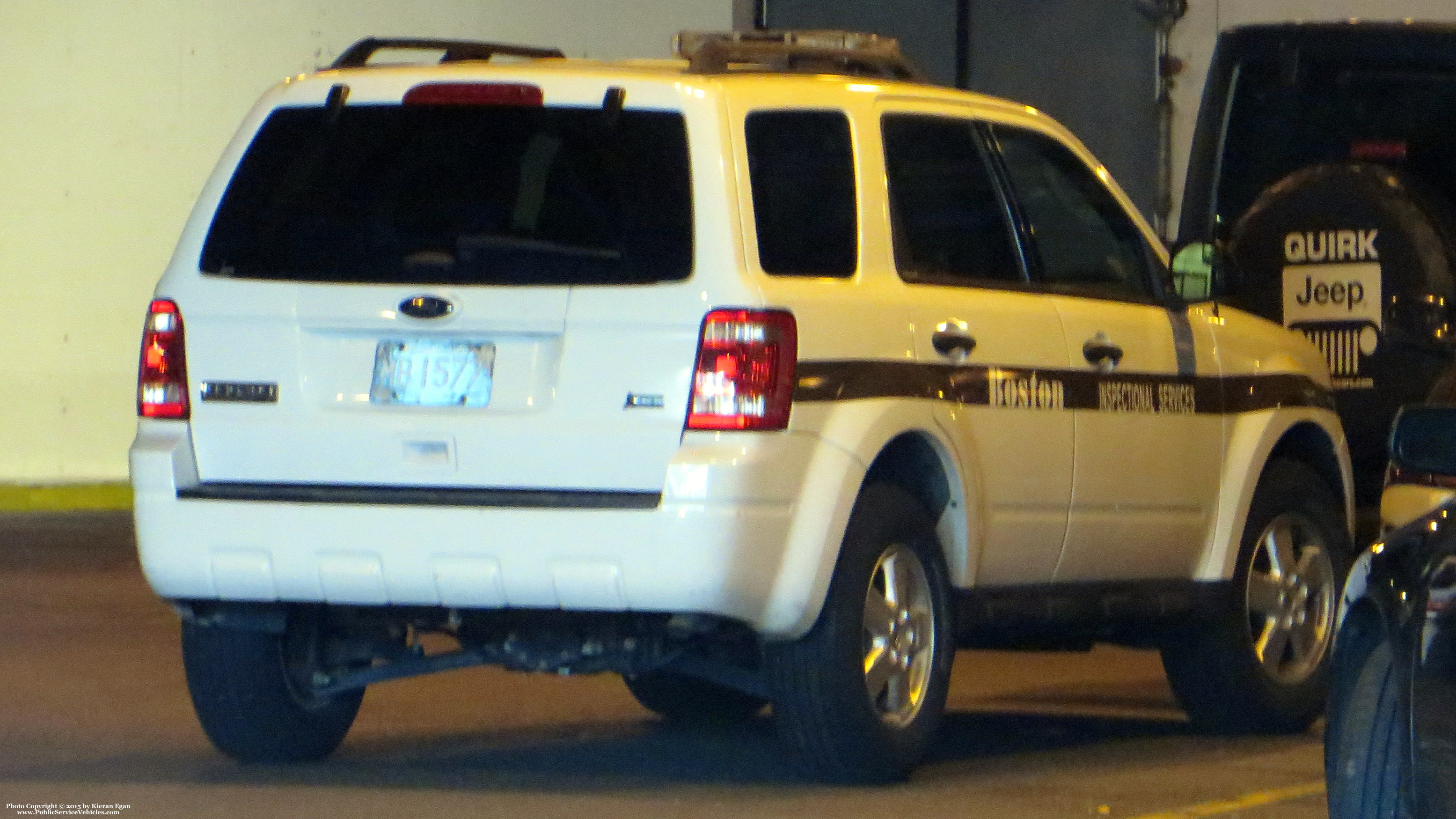 A photo  of Boston Inspectional Services
            Car MB1577, a 2011 Ford Escape             taken by Kieran Egan