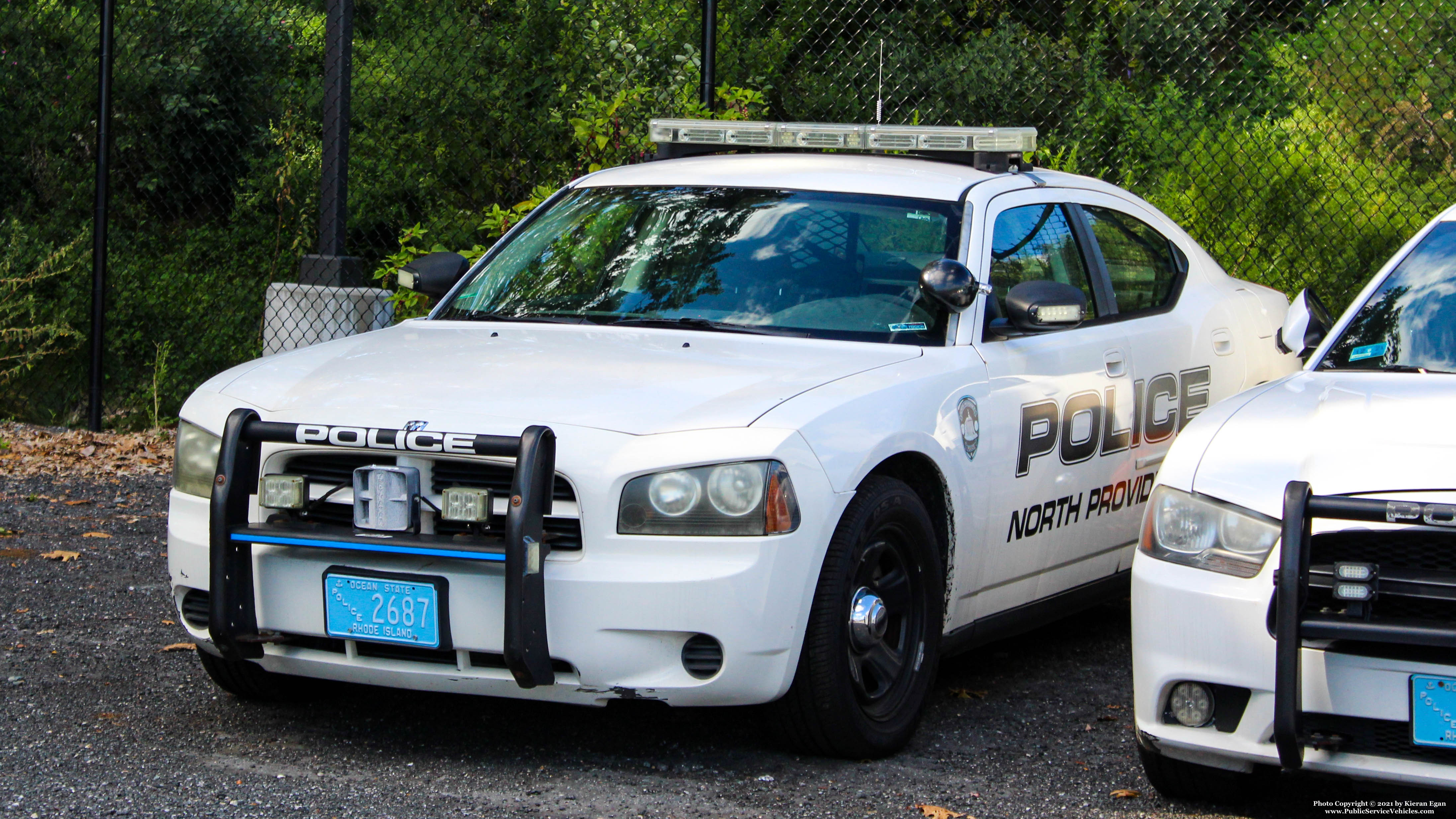 A photo  of North Providence Police
            Cruiser 2687, a 2008 Dodge Charger             taken by Kieran Egan