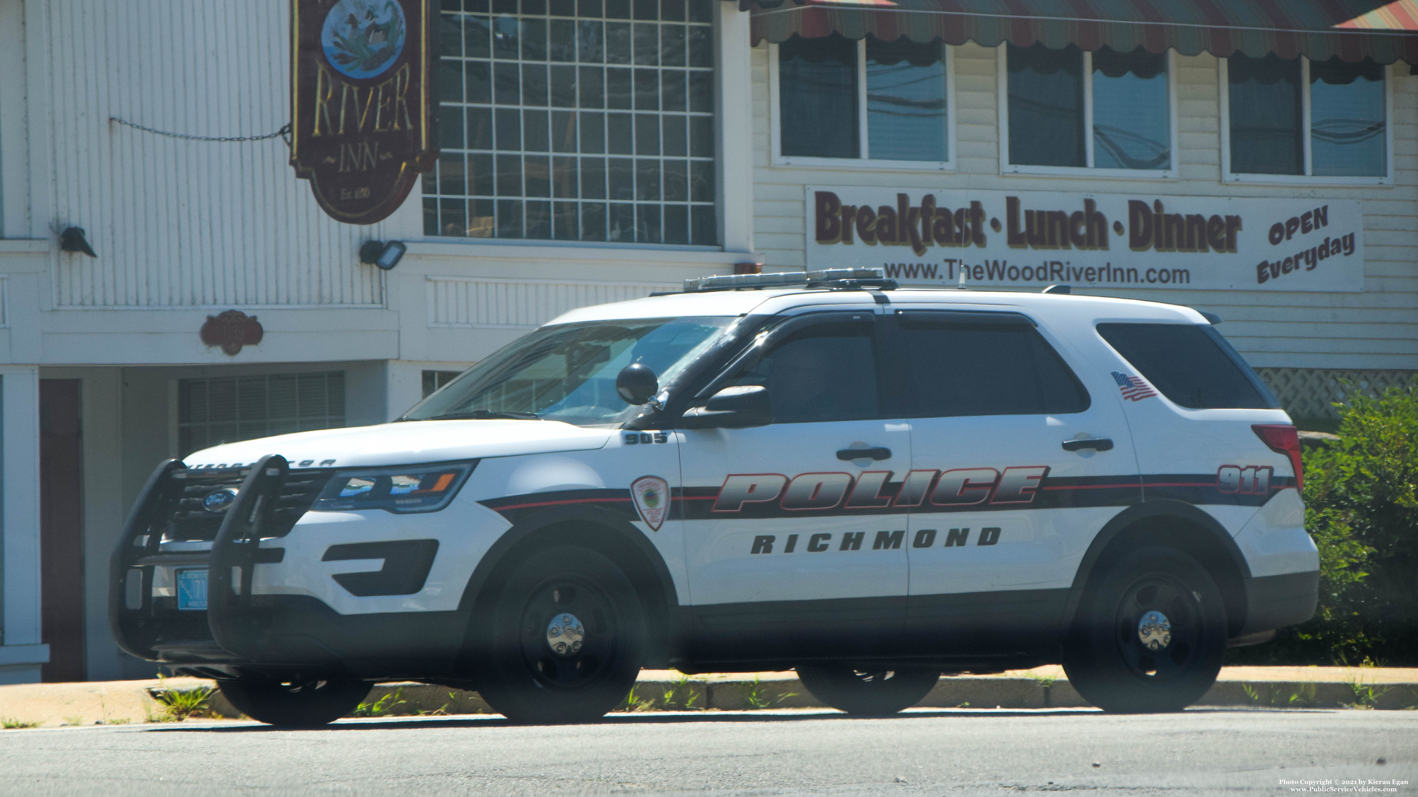 A photo  of Richmond Police
            Cruiser 905, a 2016-2019 Ford Police Interceptor Utility             taken by Kieran Egan