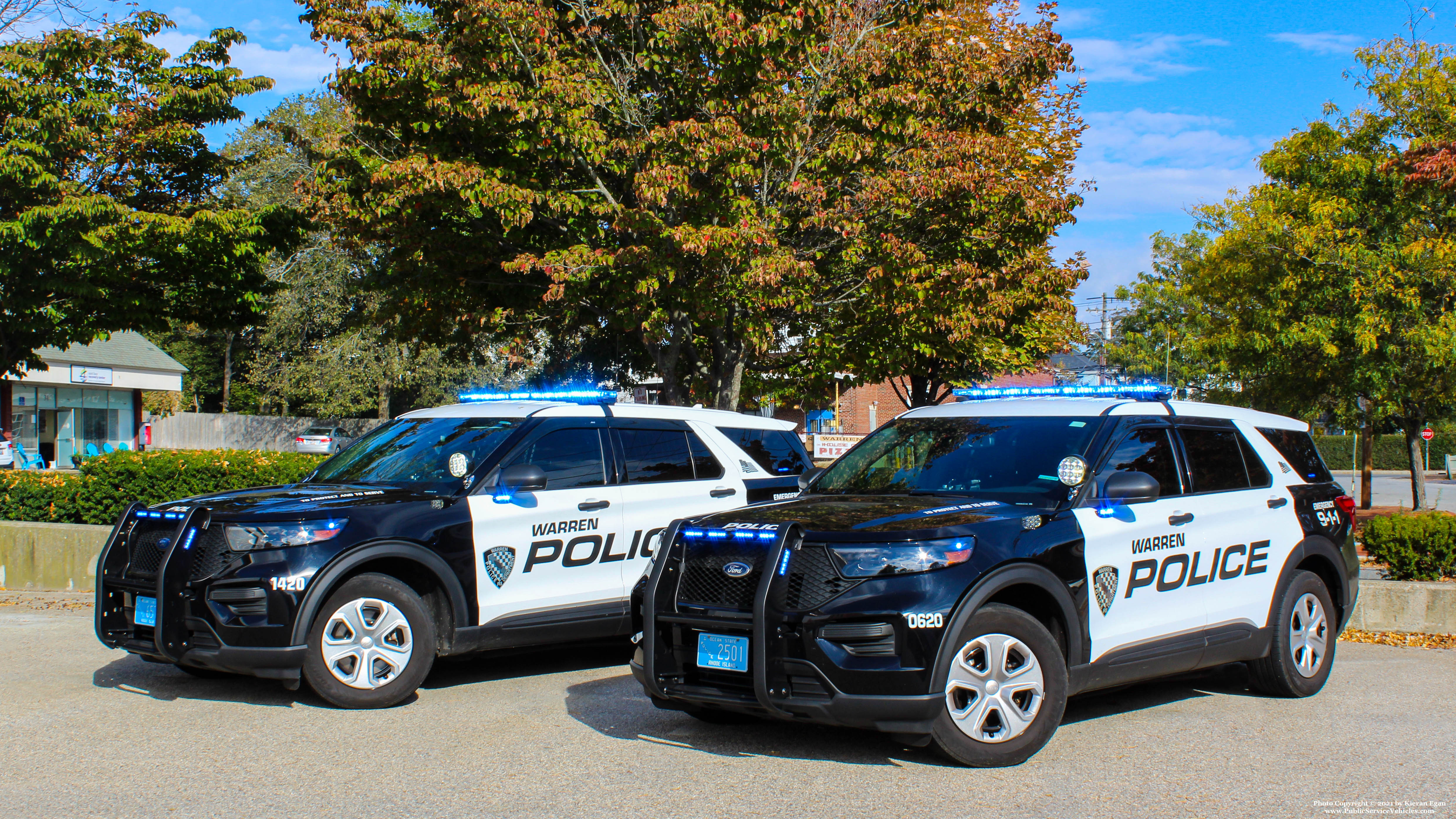 A photo  of Warren Police
            Cruiser 0620, a 2020 Ford Police Interceptor Utility             taken by Kieran Egan