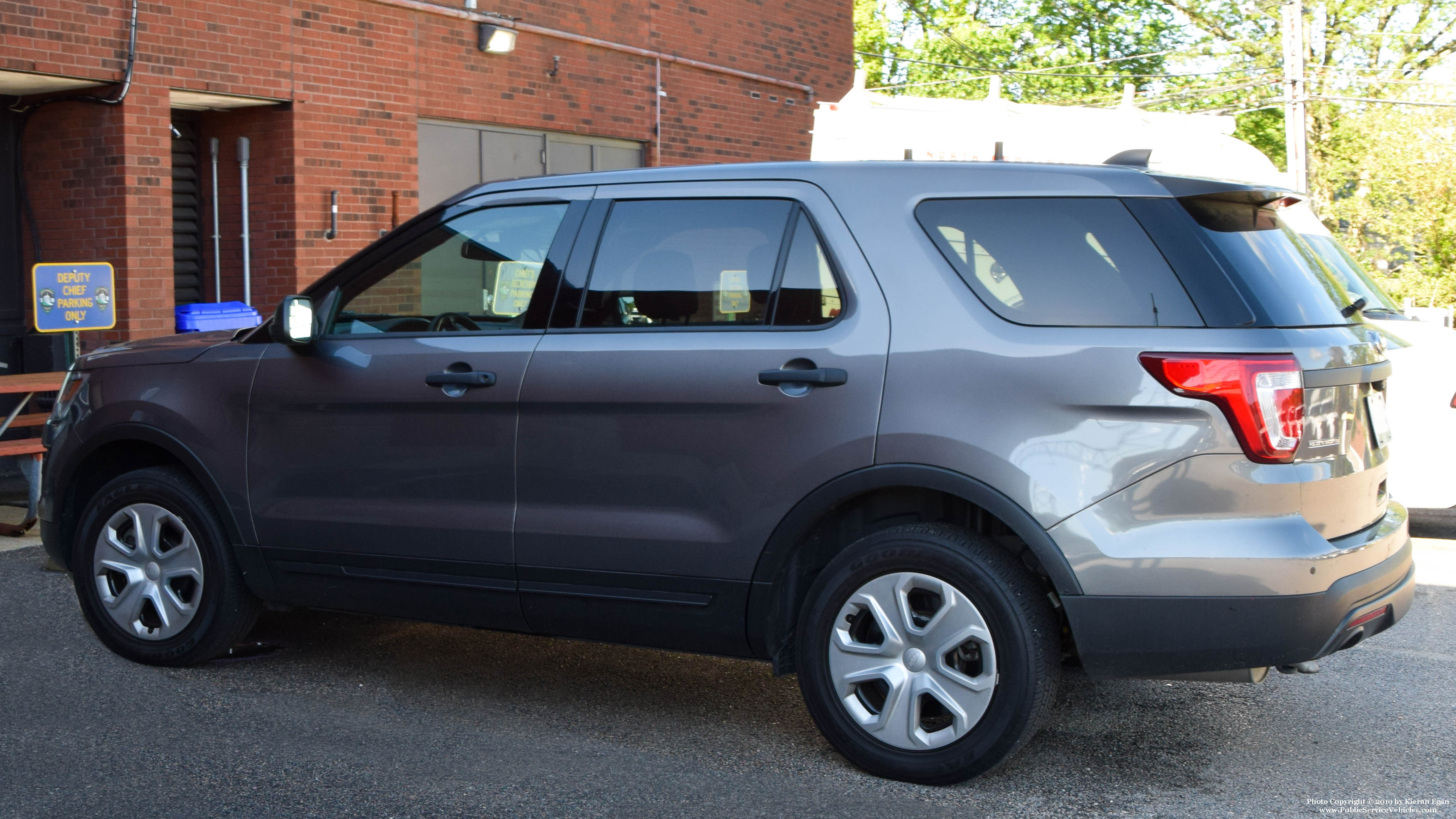 A photo  of North Providence Police
            Deputy Chief's Unit, a 2019 Ford Police Interceptor Utility             taken by Kieran Egan