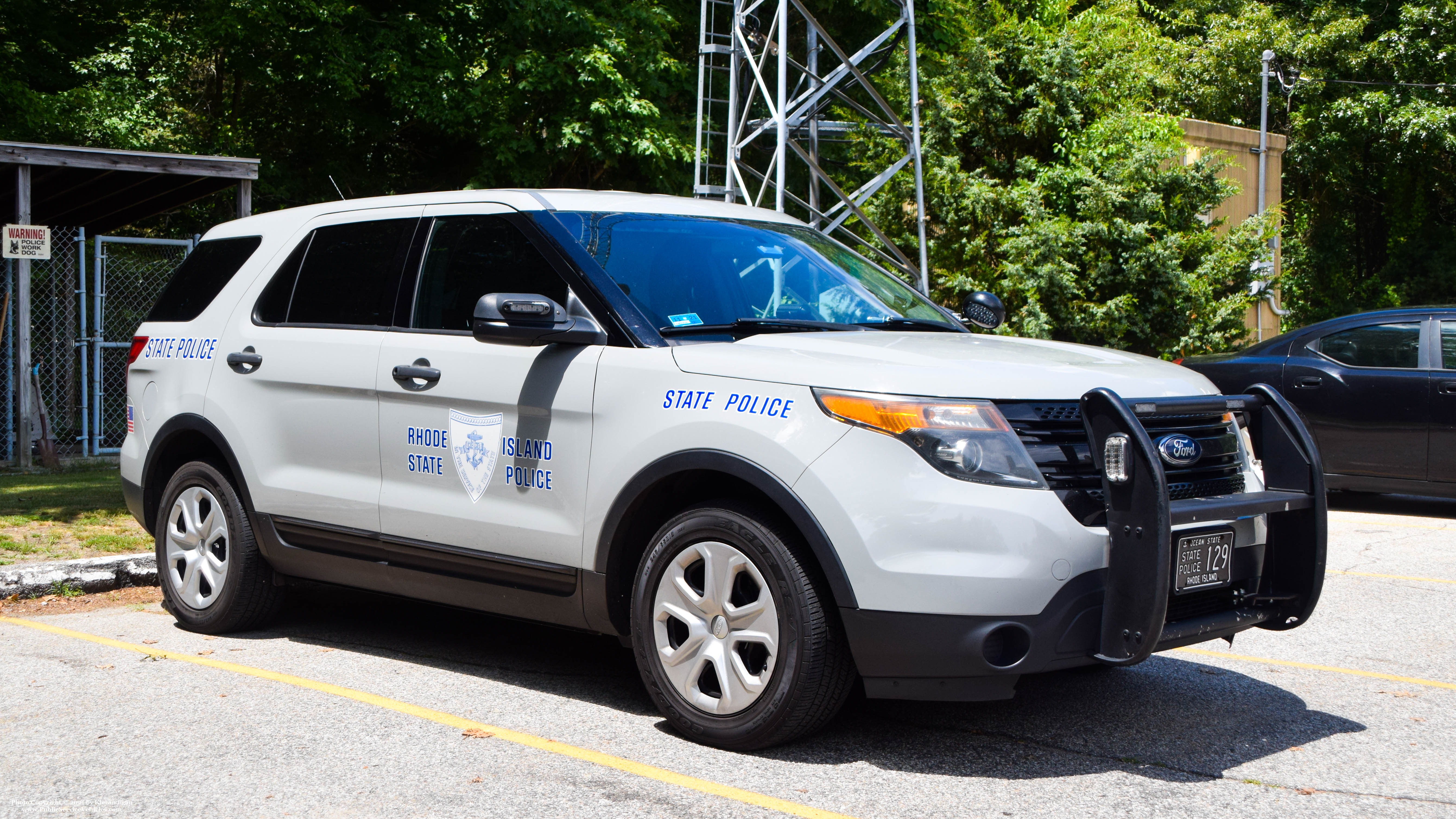 A photo  of Rhode Island State Police
            Cruiser 129, a 2013 Ford Police Interceptor Utility             taken by Kieran Egan