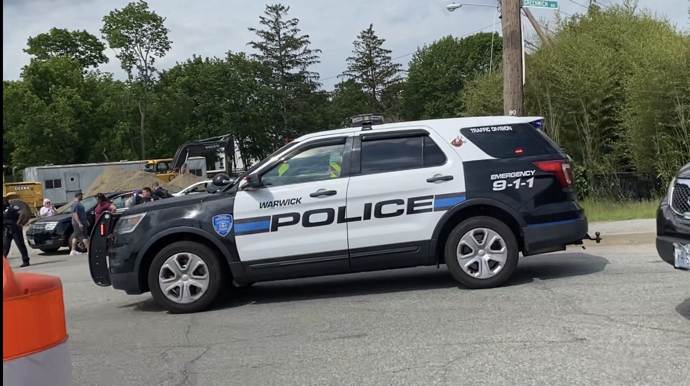 A photo  of Warwick Police
            Cruiser T-34, a 2016 Ford Police Interceptor Utility             taken by @riemergencyvehicles