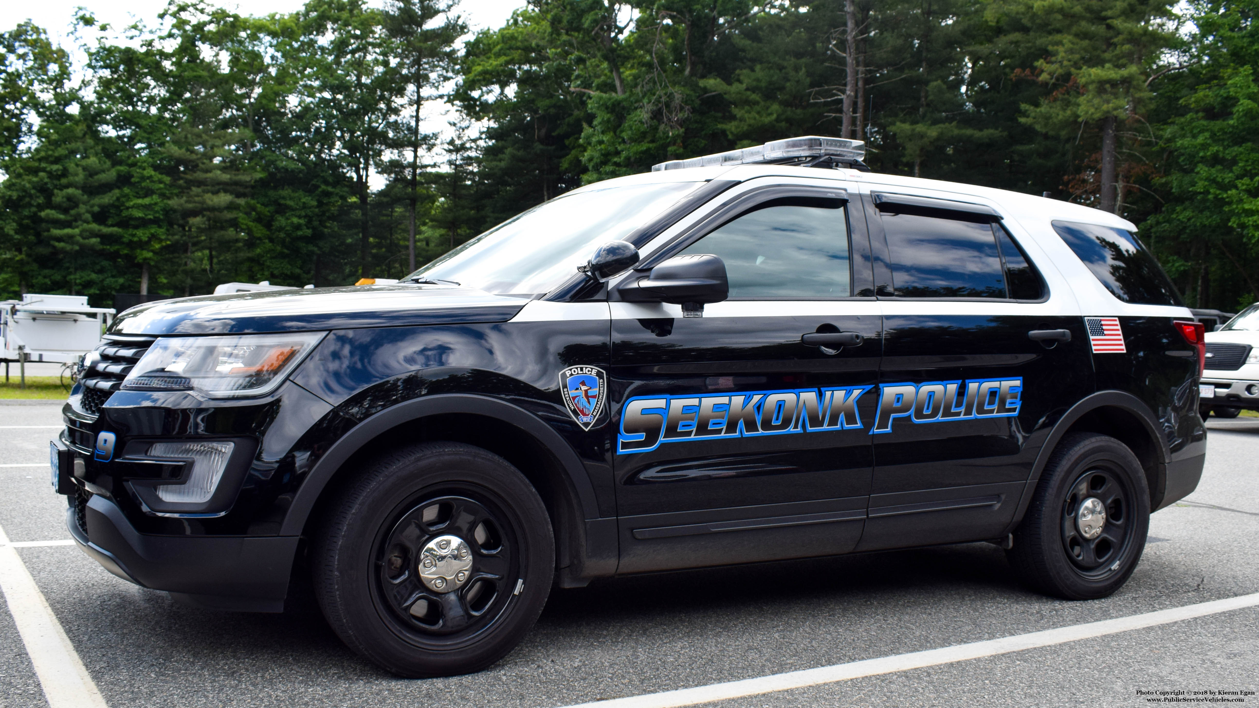 A photo  of Seekonk Police
            Car 9, a 2017 Ford Police Interceptor Utility             taken by Kieran Egan