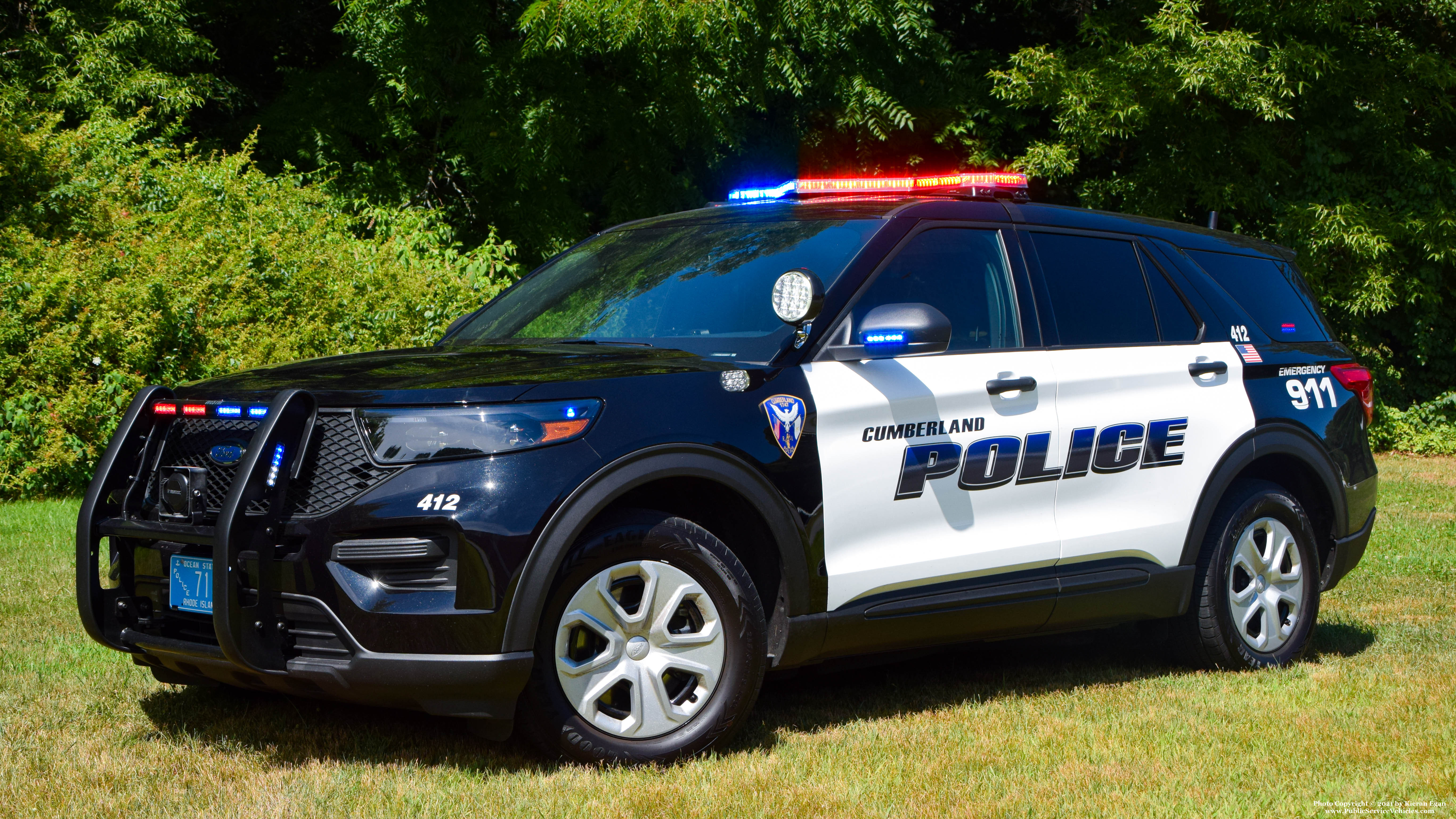 A photo  of Cumberland Police
            Cruiser 412, a 2020 Ford Police Interceptor Utility             taken by Kieran Egan