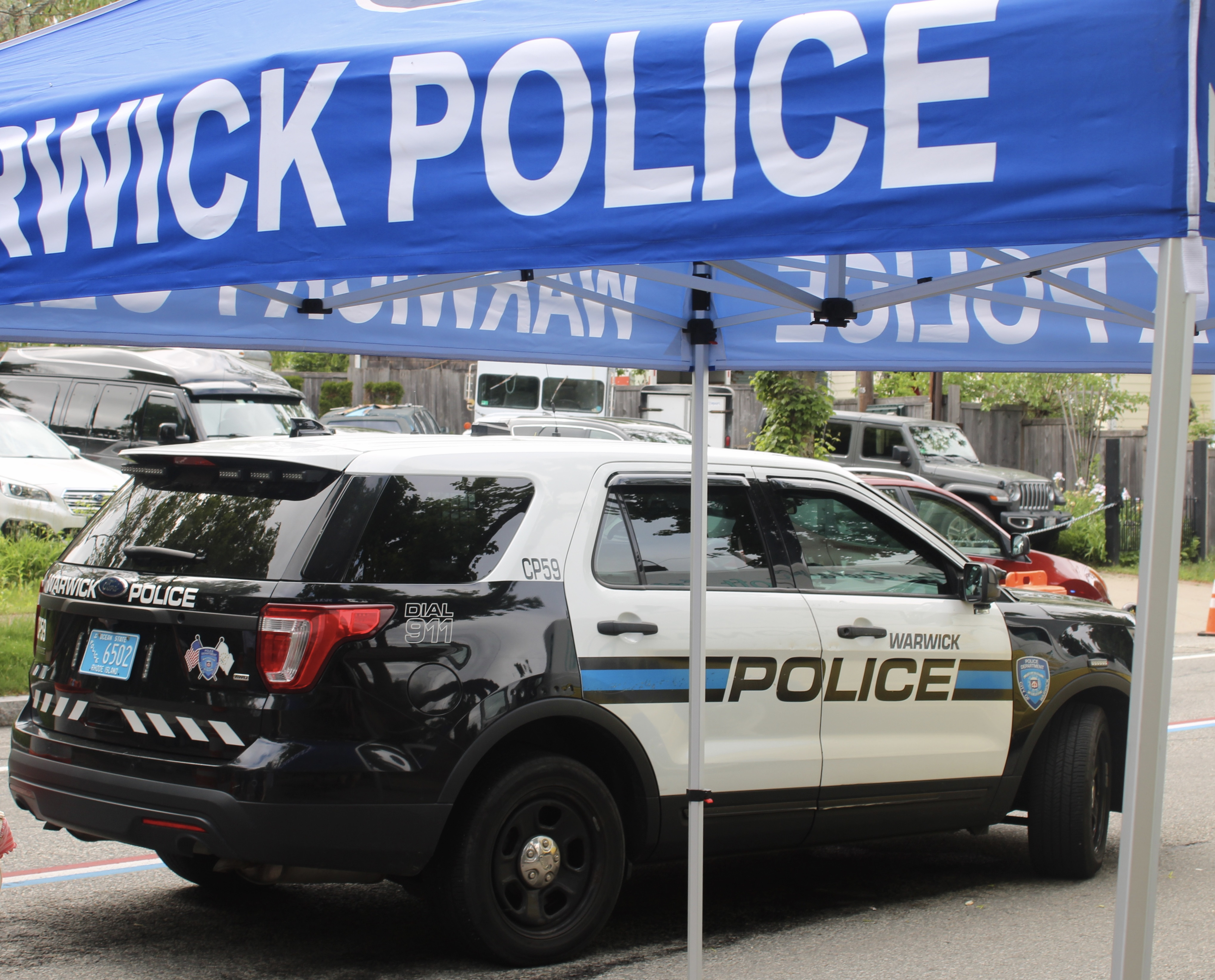 A photo  of Warwick Police
            Cruiser CP-59, a 2017 Ford Police Interceptor Utility             taken by @riemergencyvehicles