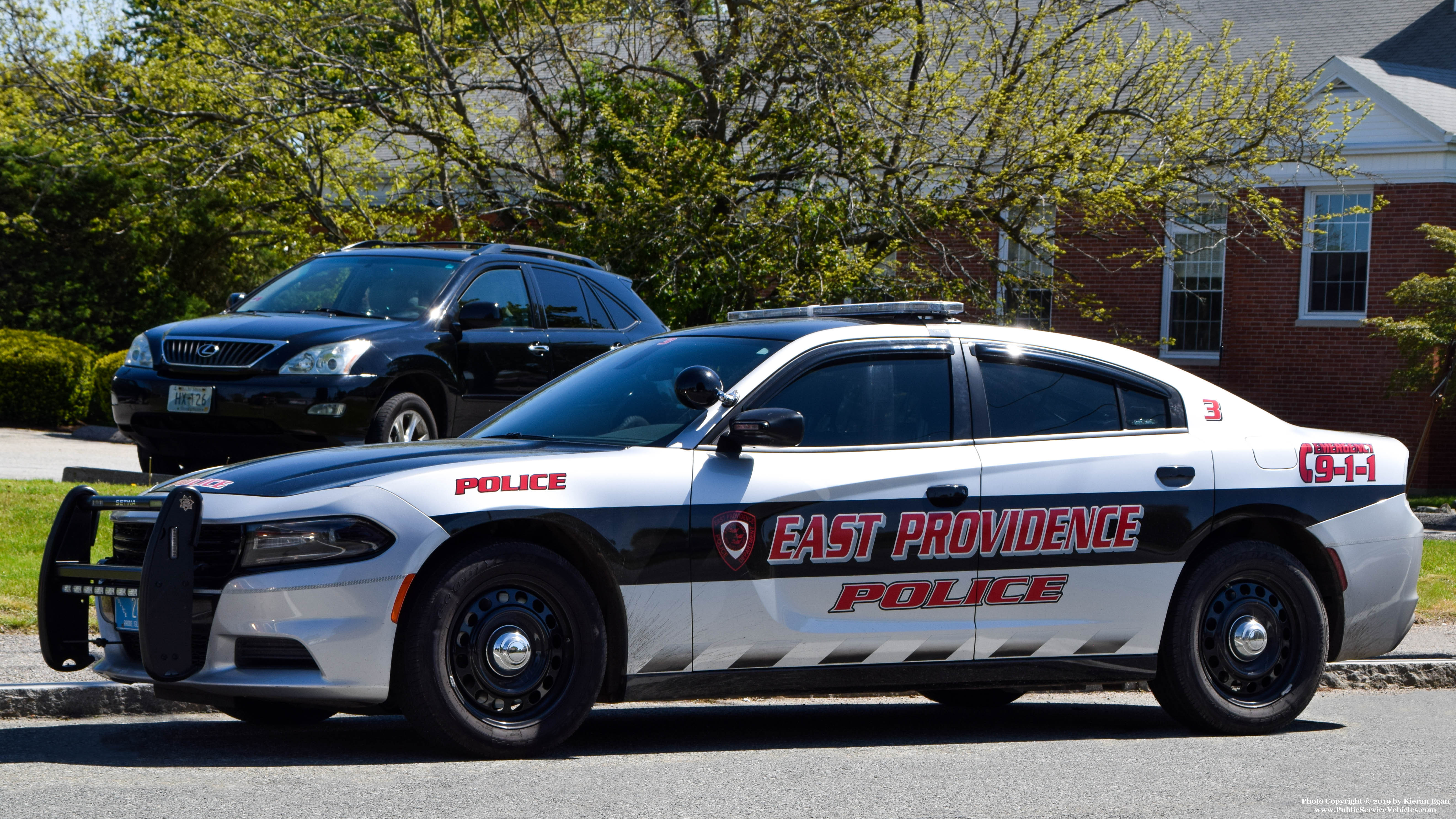 A photo  of East Providence Police
            Car 3, a 2019 Dodge Charger             taken by Kieran Egan