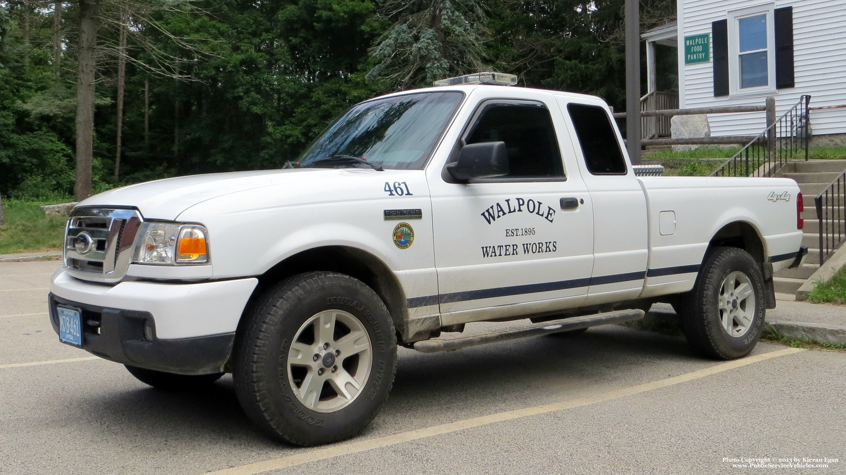 A photo  of Walpole Water Department
            Truck 761, a 2006-2011 Ford Ranger Super Cab             taken by Kieran Egan