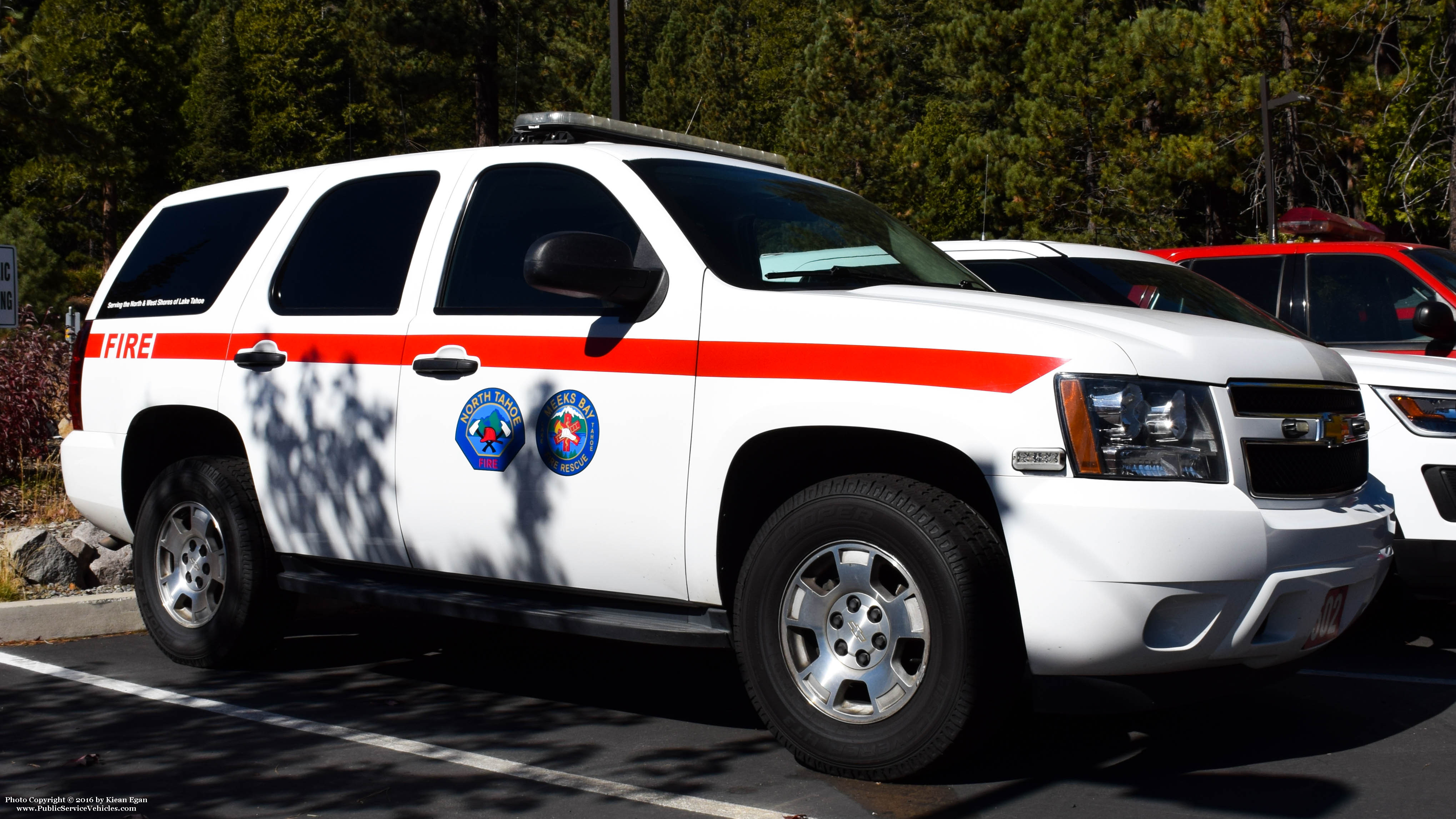 A photo  of North Tahoe Fire District
            Car 502, a 2007-2014 Chevrolet Tahoe             taken by Kieran Egan