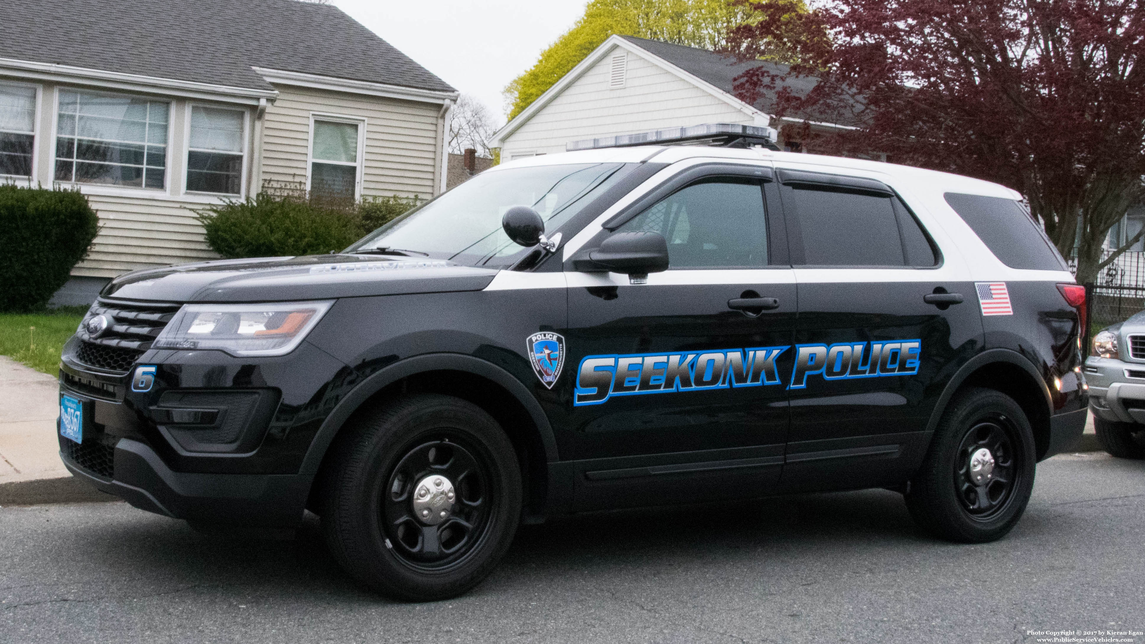 A photo  of Seekonk Police
            Car 6, a 2016 Ford Police Interceptor Utility             taken by Kieran Egan