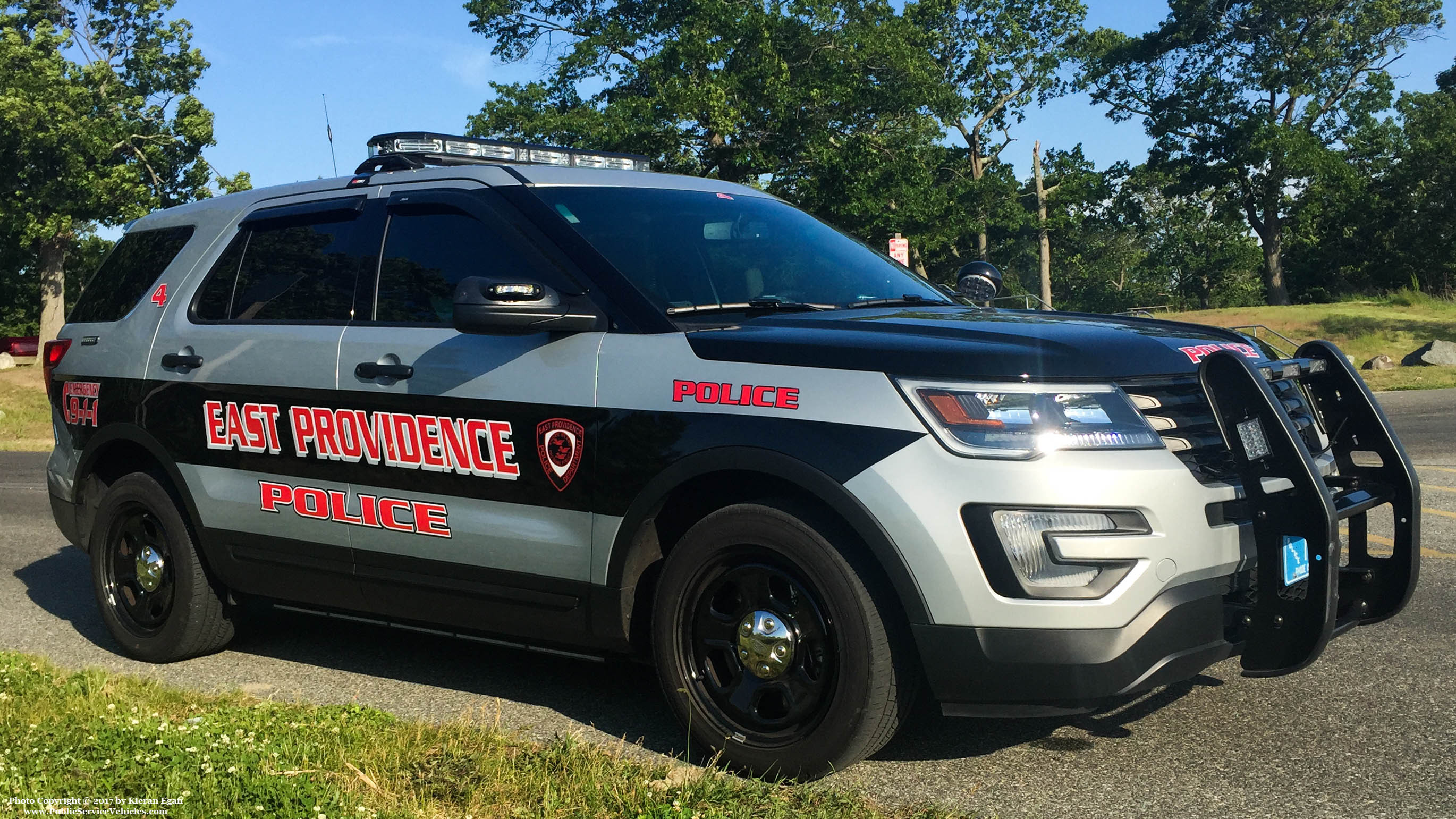 A photo  of East Providence Police
            Car 4, a 2017 Ford Police Interceptor Utility             taken by Kieran Egan