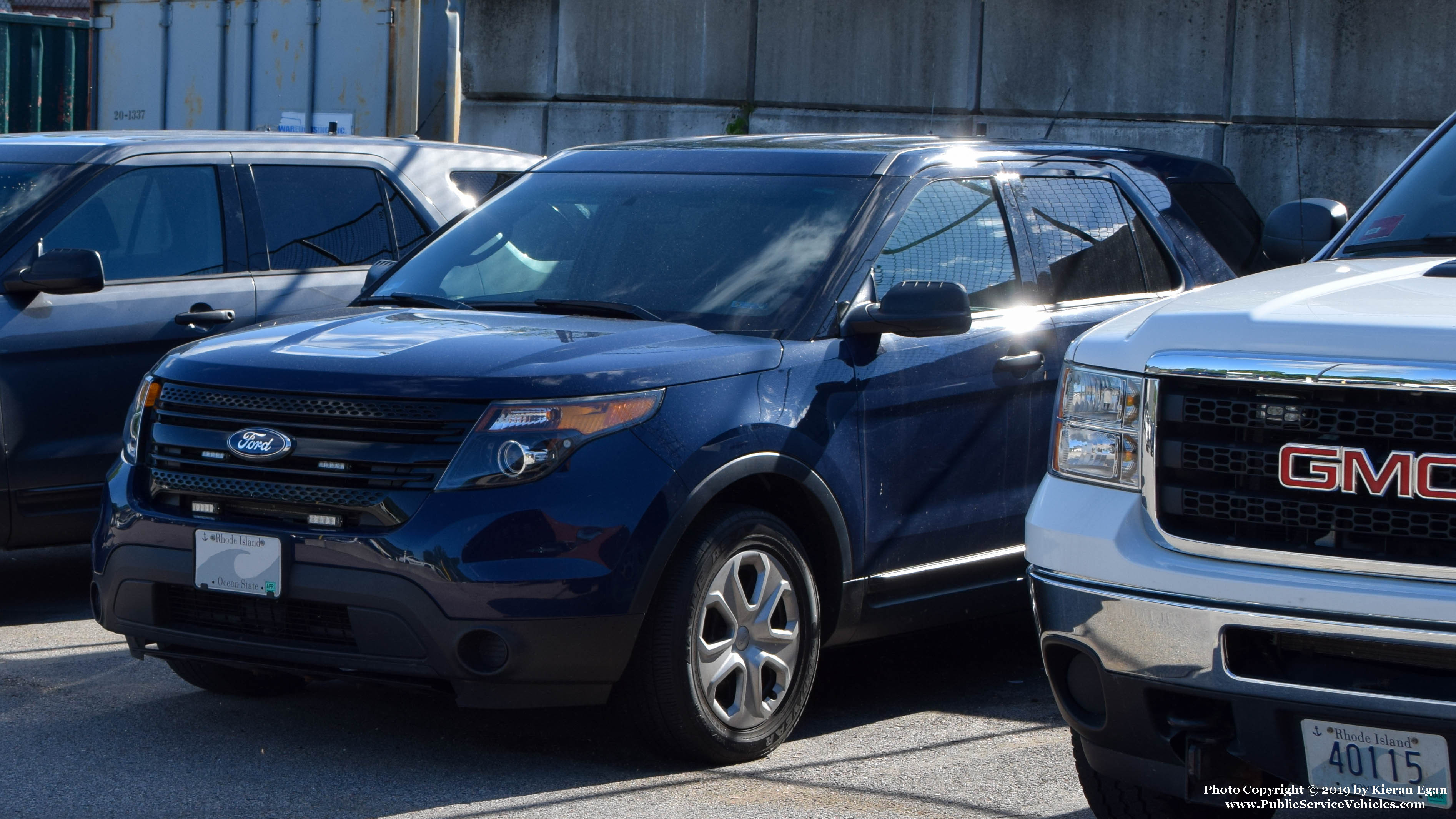 A photo  of North Providence Police
            Cruiser 6890, a 2014 Ford Police Interceptor Utility             taken by Kieran Egan