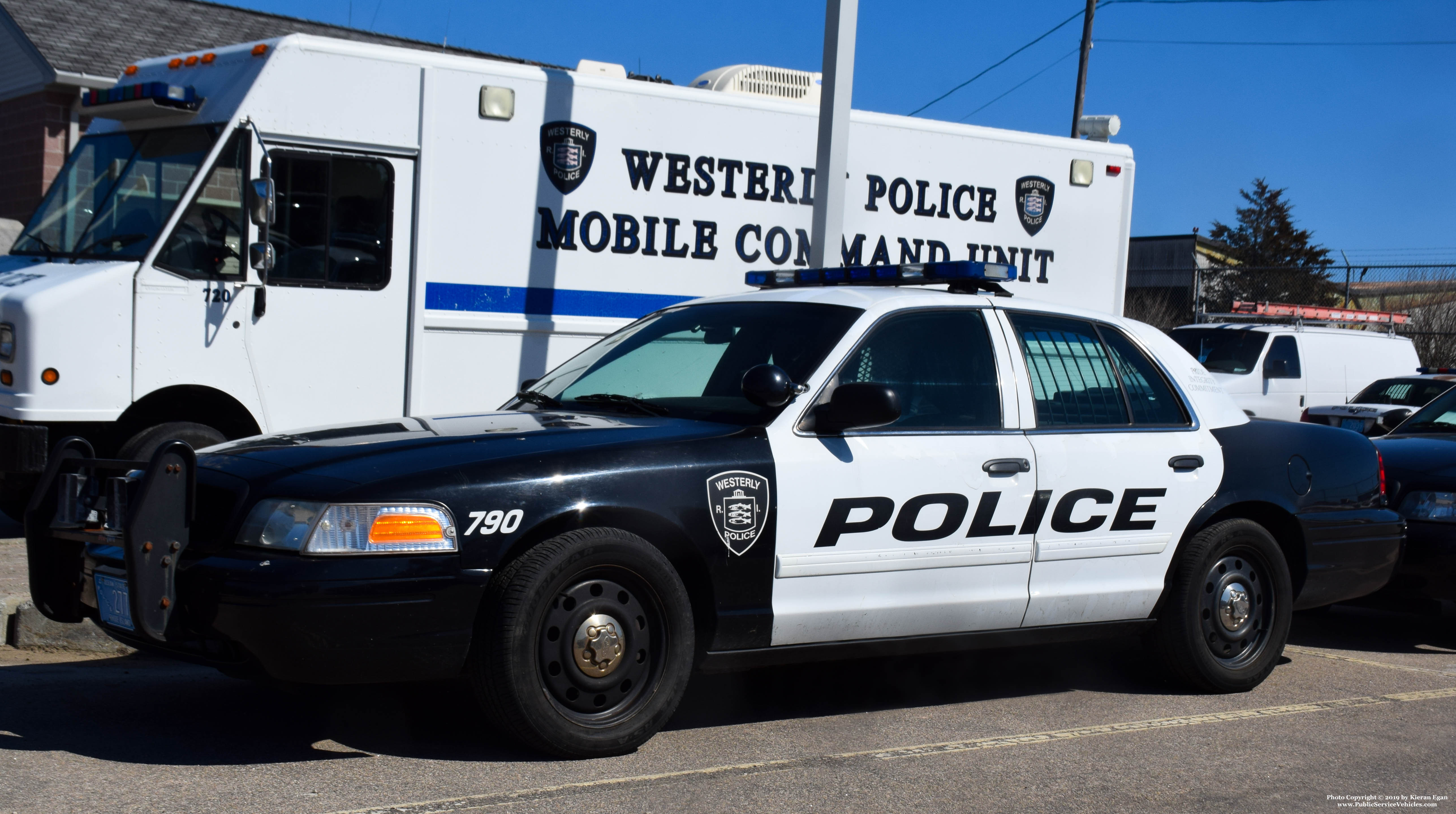 A photo  of Westerly Police
            Cruiser 790, a 2009-2011 Ford Crown Victoria Police Interceptor             taken by Kieran Egan