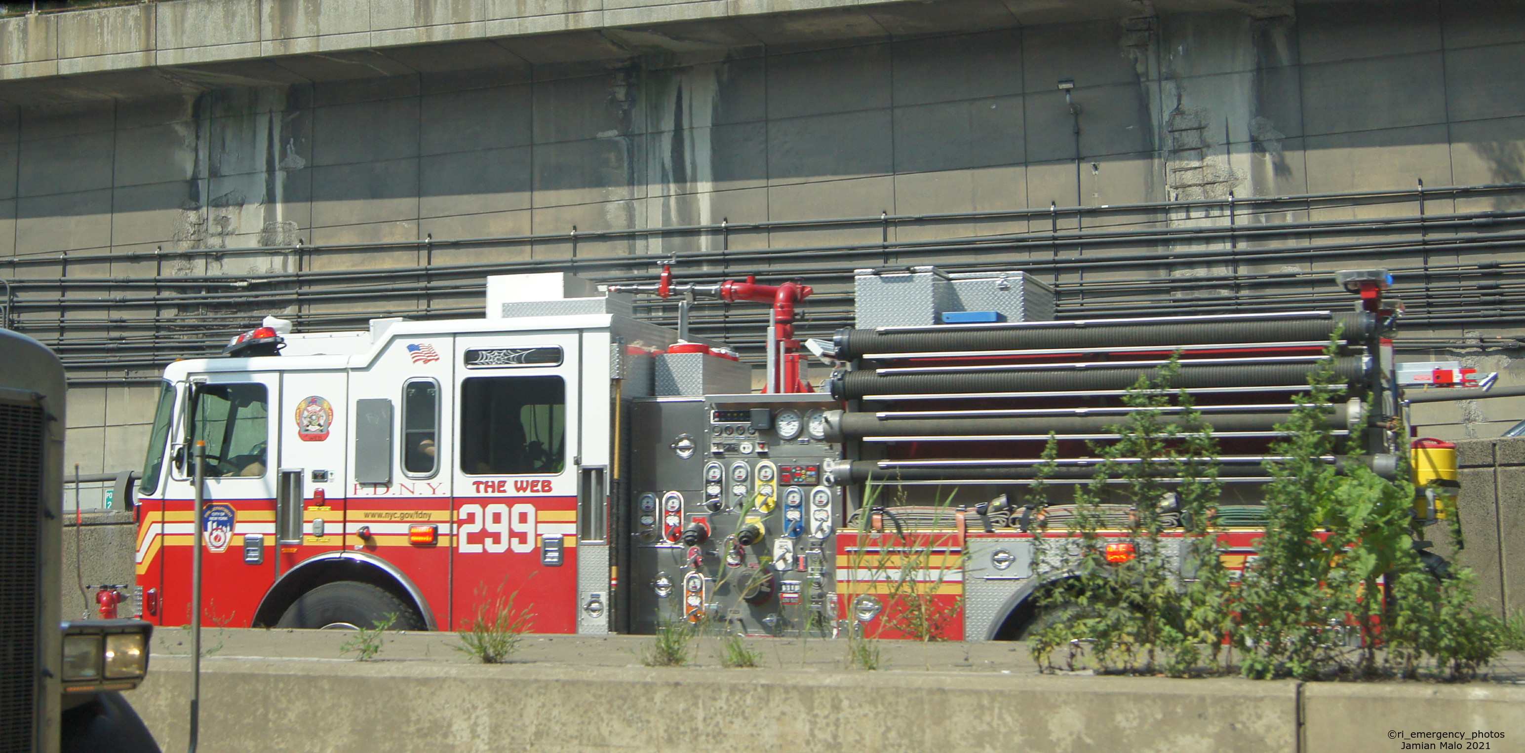 A photo  of Fire Department of the City of New York
            Engine 299, a 2015 KME             taken by Jamian Malo