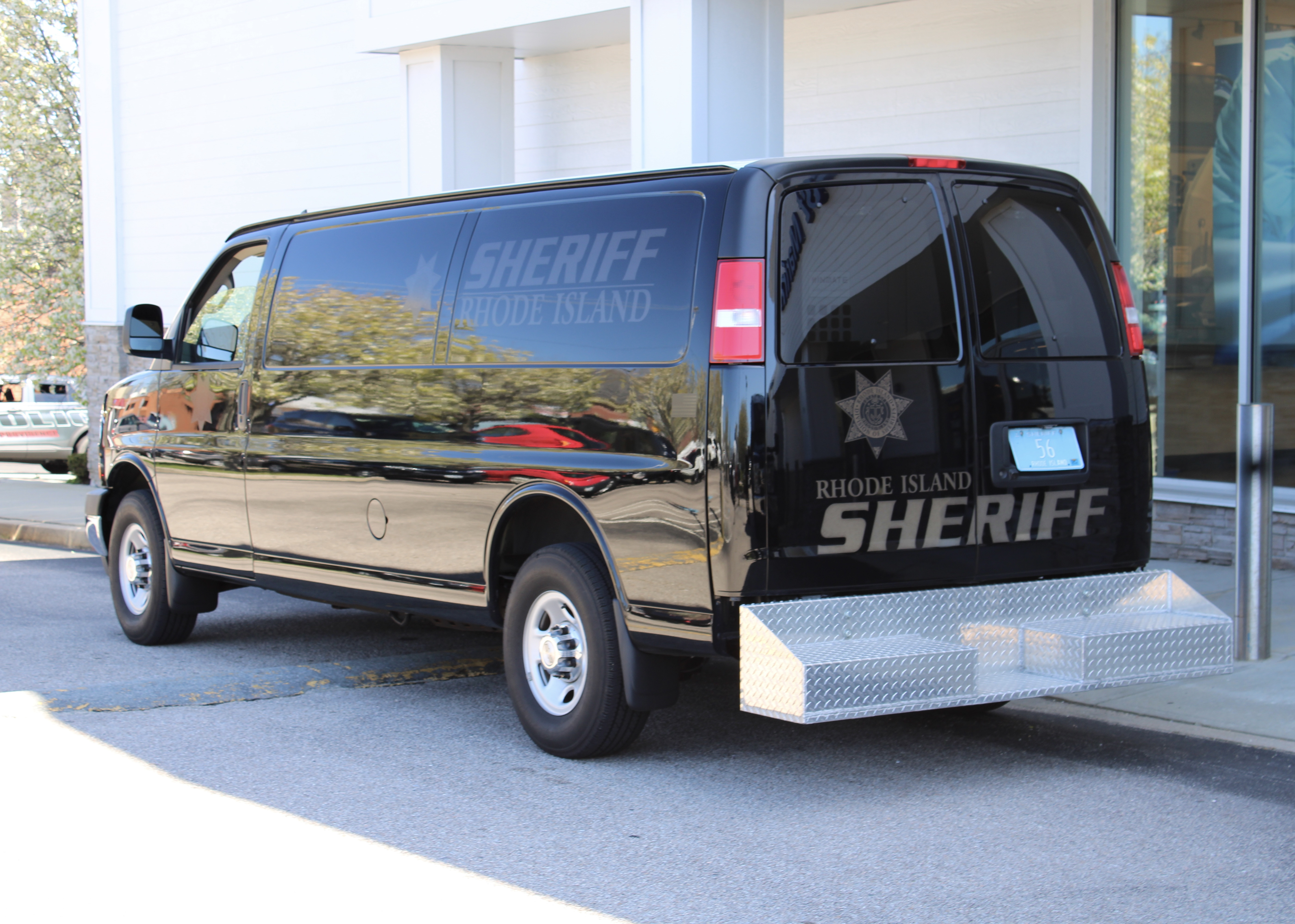 A photo  of Rhode Island Division of Sheriffs
            Van 56, a 2018-2022 Chevrolet Express             taken by @riemergencyvehicles