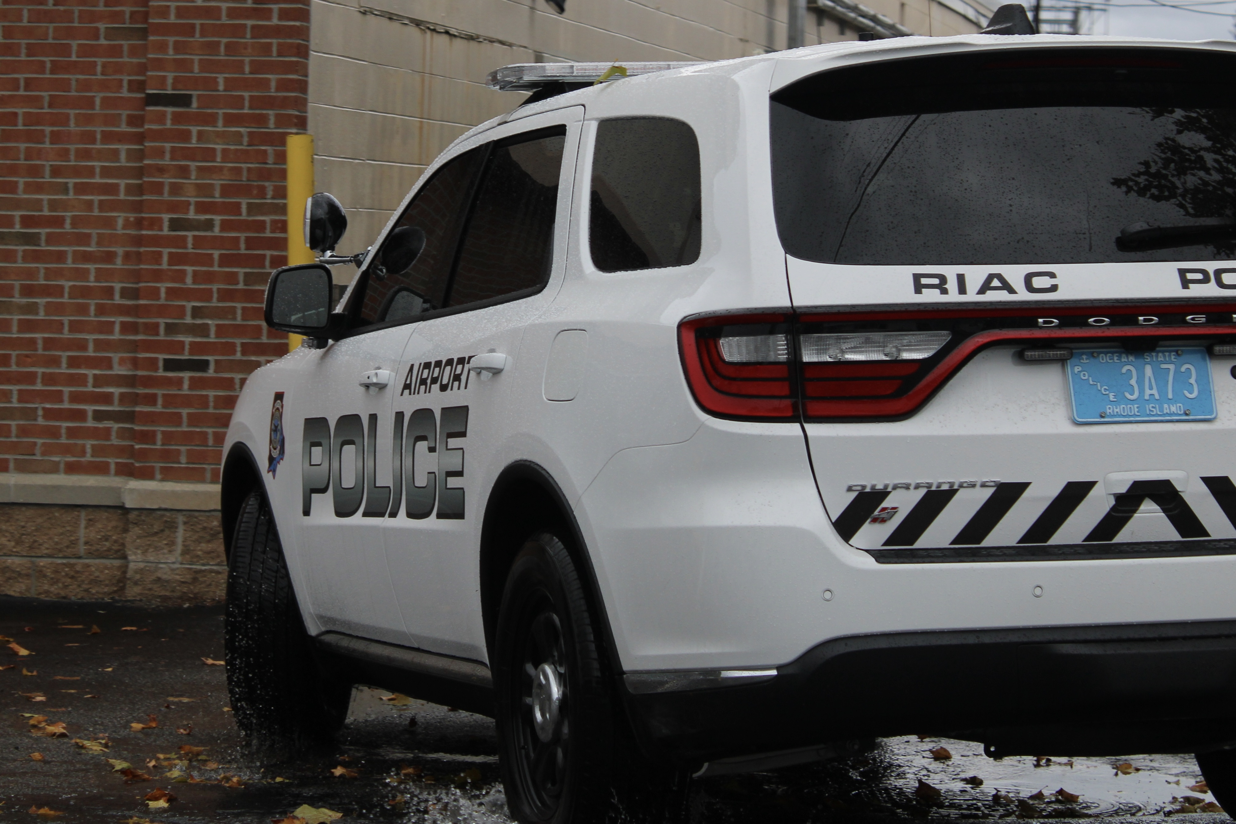 A photo  of Rhode Island Airport Police
            Cruiser 3A73, a 2022 Dodge Durango             taken by @riemergencyvehicles