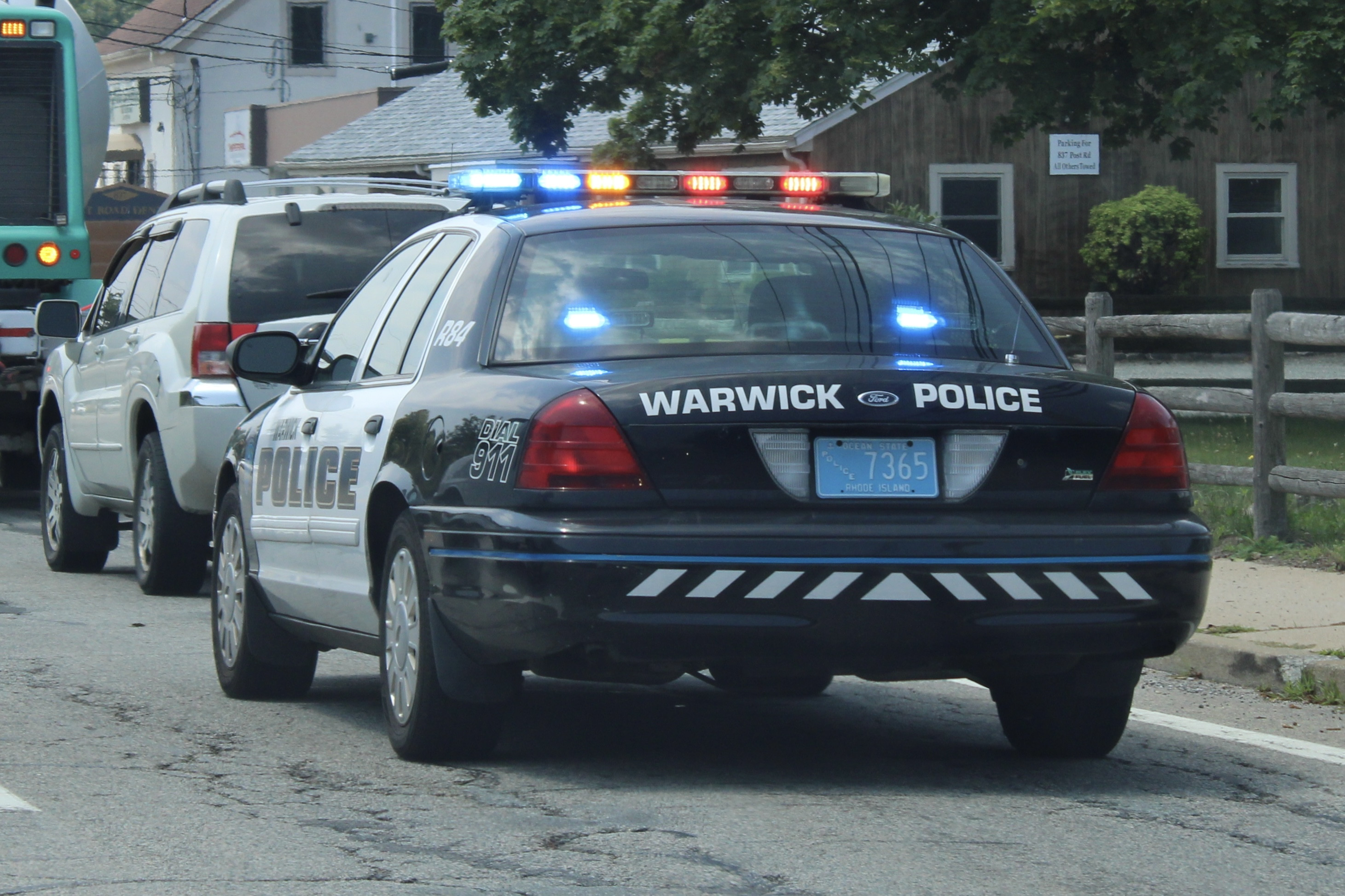 A photo  of Warwick Police
            Cruiser R-84, a 2011 Ford Crown Victoria Police Interceptor             taken by @riemergencyvehicles