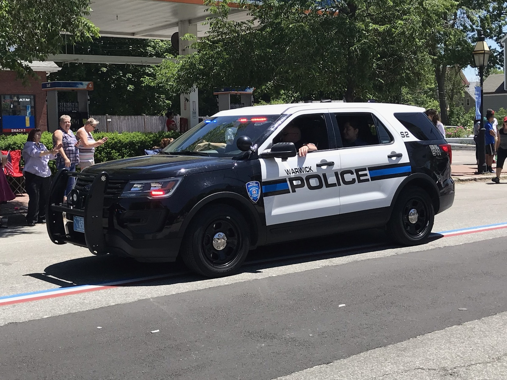 A photo  of Warwick Police
            Cruiser S-2, a 2017 Ford Police Interceptor Utility             taken by @riemergencyvehicles