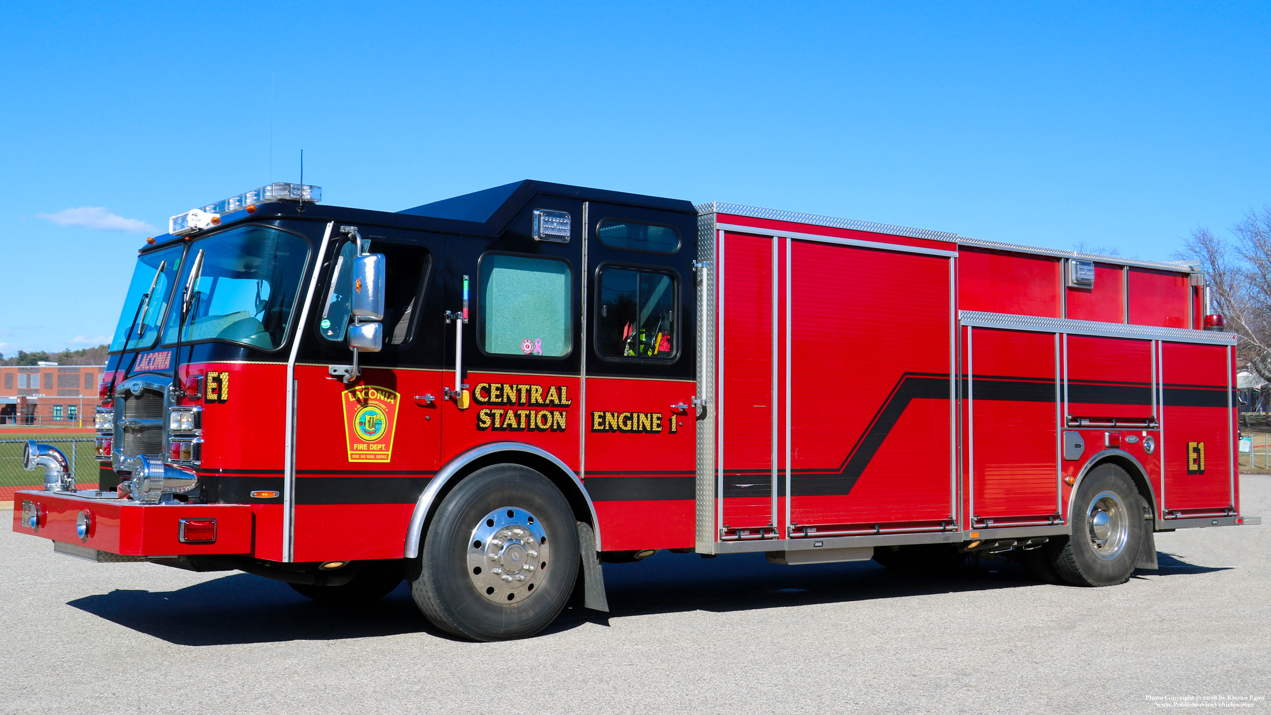 A photo  of Laconia Fire
            13 Engine 1, a 2013 E-One Typhoon             taken by Kieran Egan