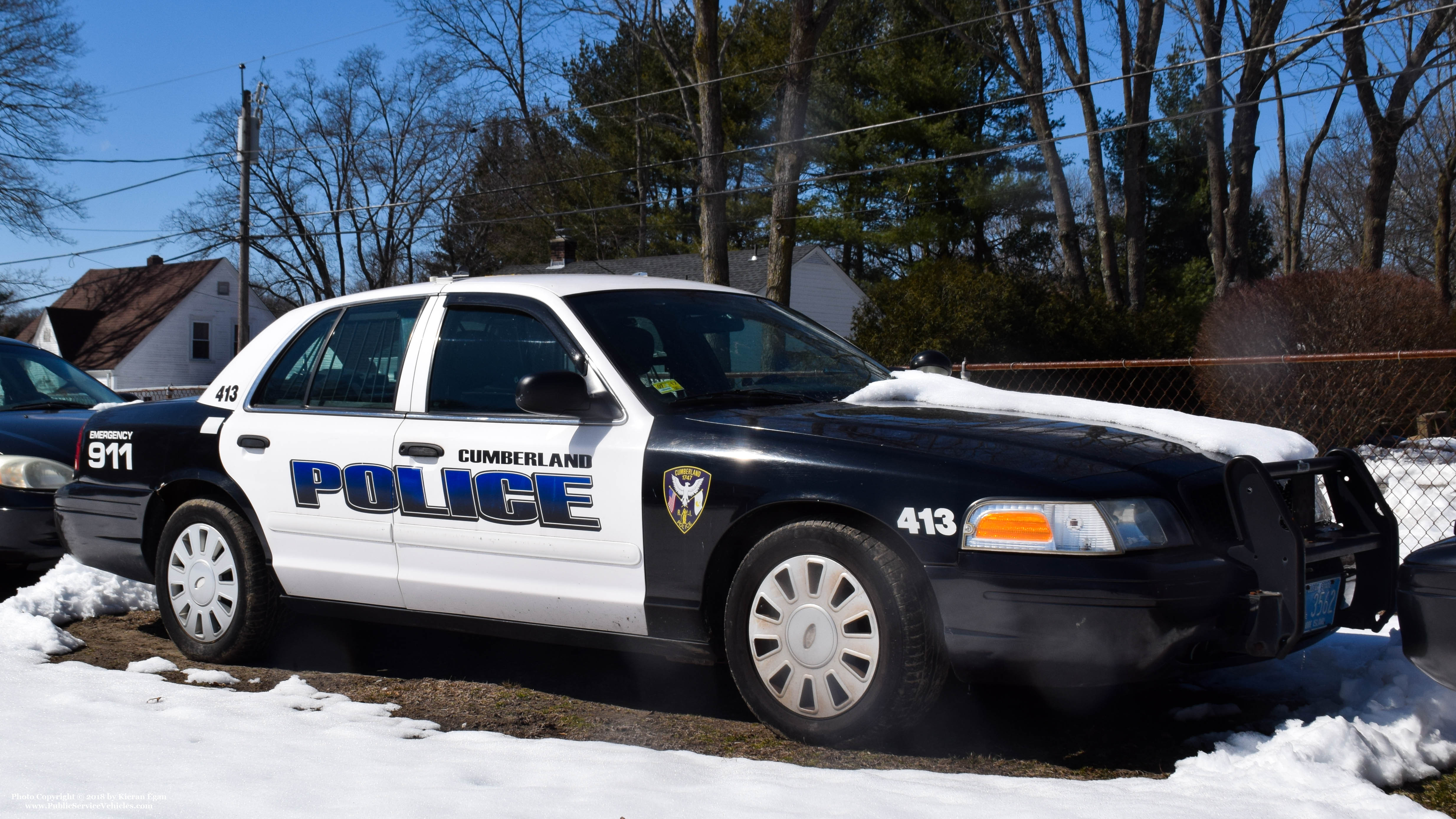 A photo  of Cumberland Police
            Cruiser 413, a 2006-2008 Ford Crown Victoria Police Interceptor             taken by Kieran Egan