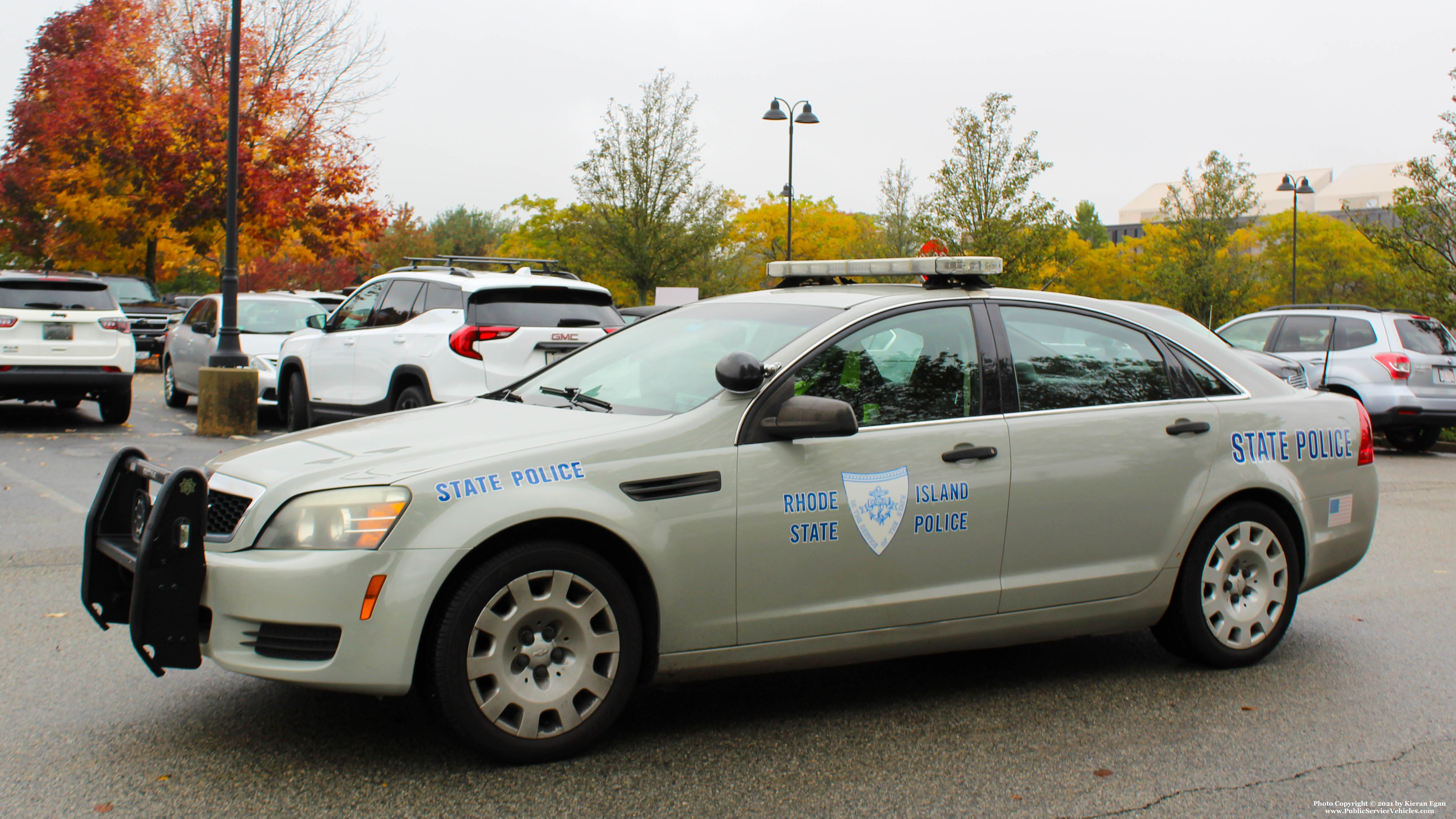 A photo  of Rhode Island State Police
            Cruiser 300, a 2013 Chevrolet Caprice             taken by Kieran Egan