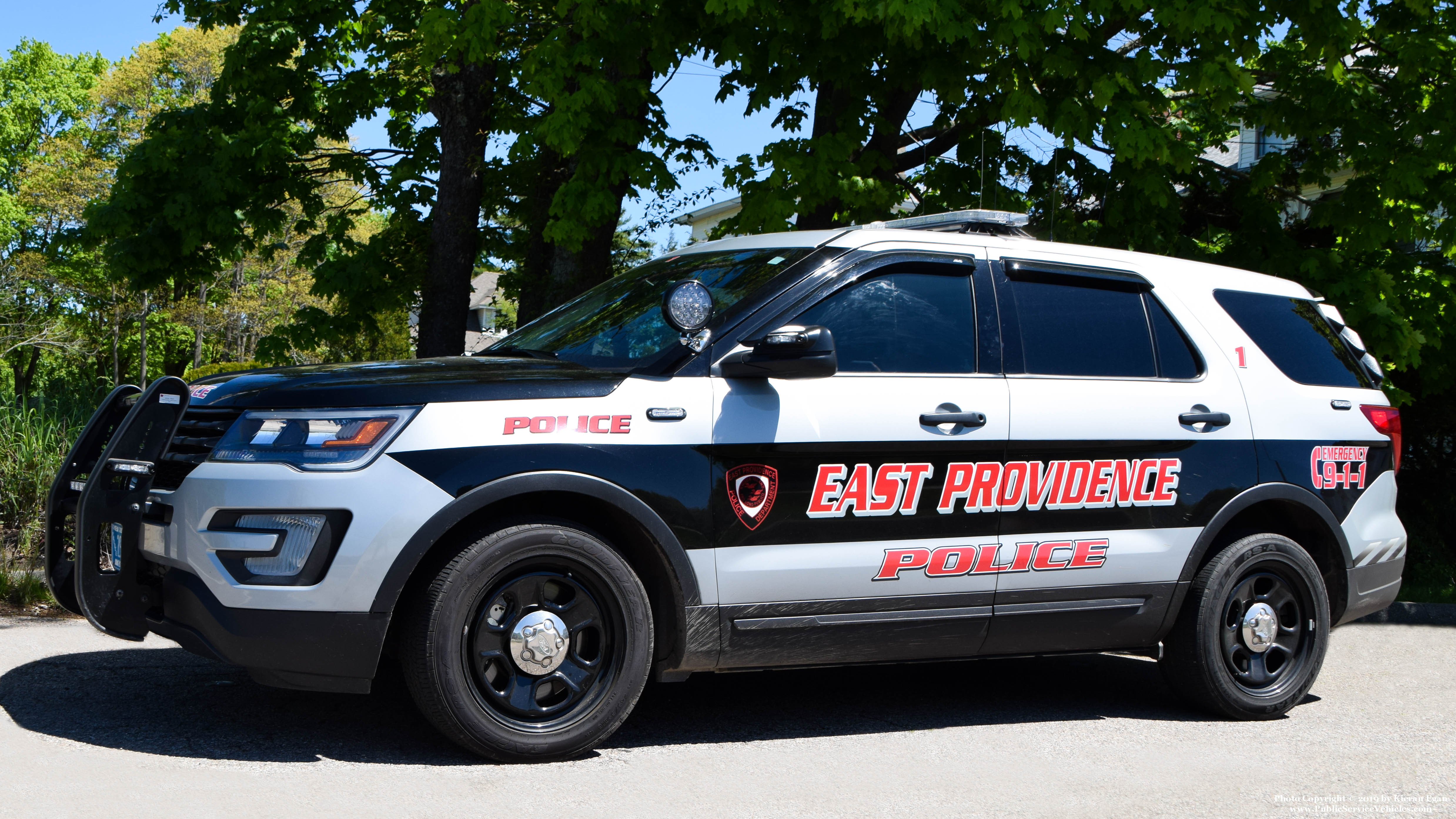 A photo  of East Providence Police
            Car 1, a 2018 Ford Police Interceptor Utility             taken by Kieran Egan