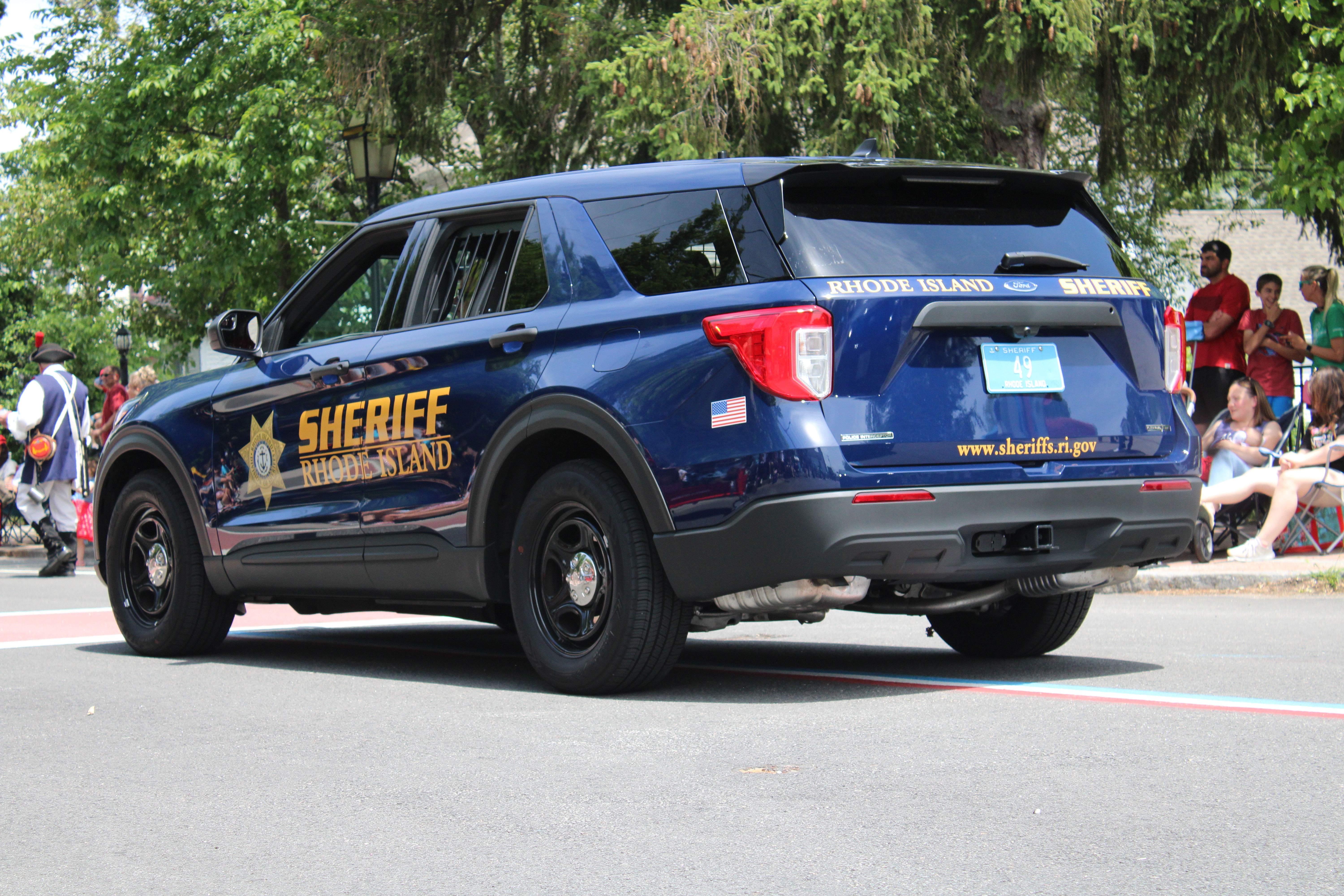 A photo  of Rhode Island Division of Sheriffs
            Cruiser 49, a 2022 Ford Police Interceptor Utility             taken by @riemergencyvehicles