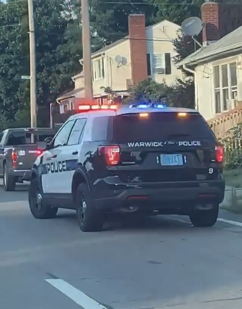 A photo  of Warwick Police
            Cruiser P-9, a 2019 Ford Police Interceptor Utility             taken by @riemergencyvehicles