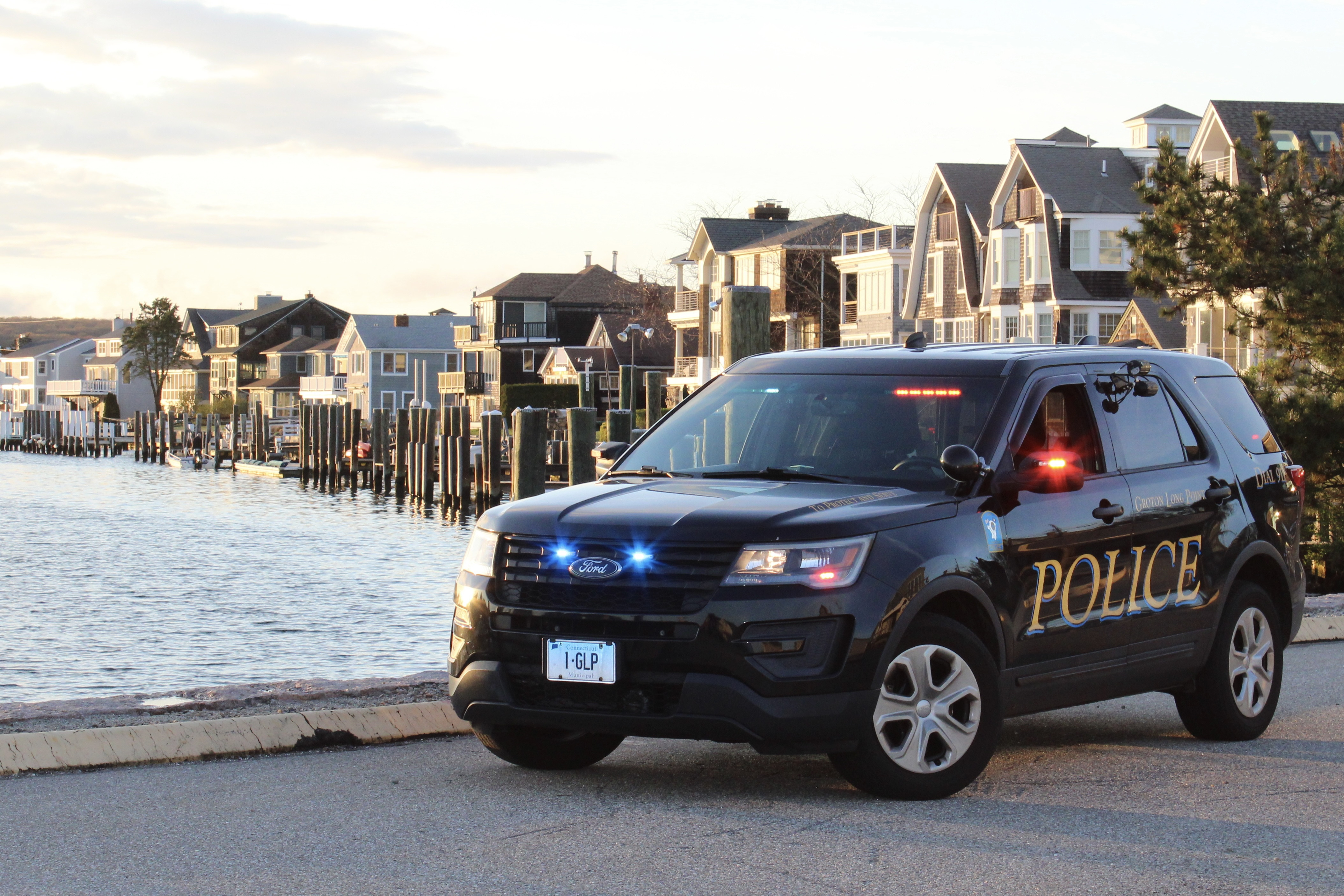 A photo  of Groton Long Point Police
            Car 1, a 2016-2019 Ford Police Interceptor Utility             taken by @riemergencyvehicles