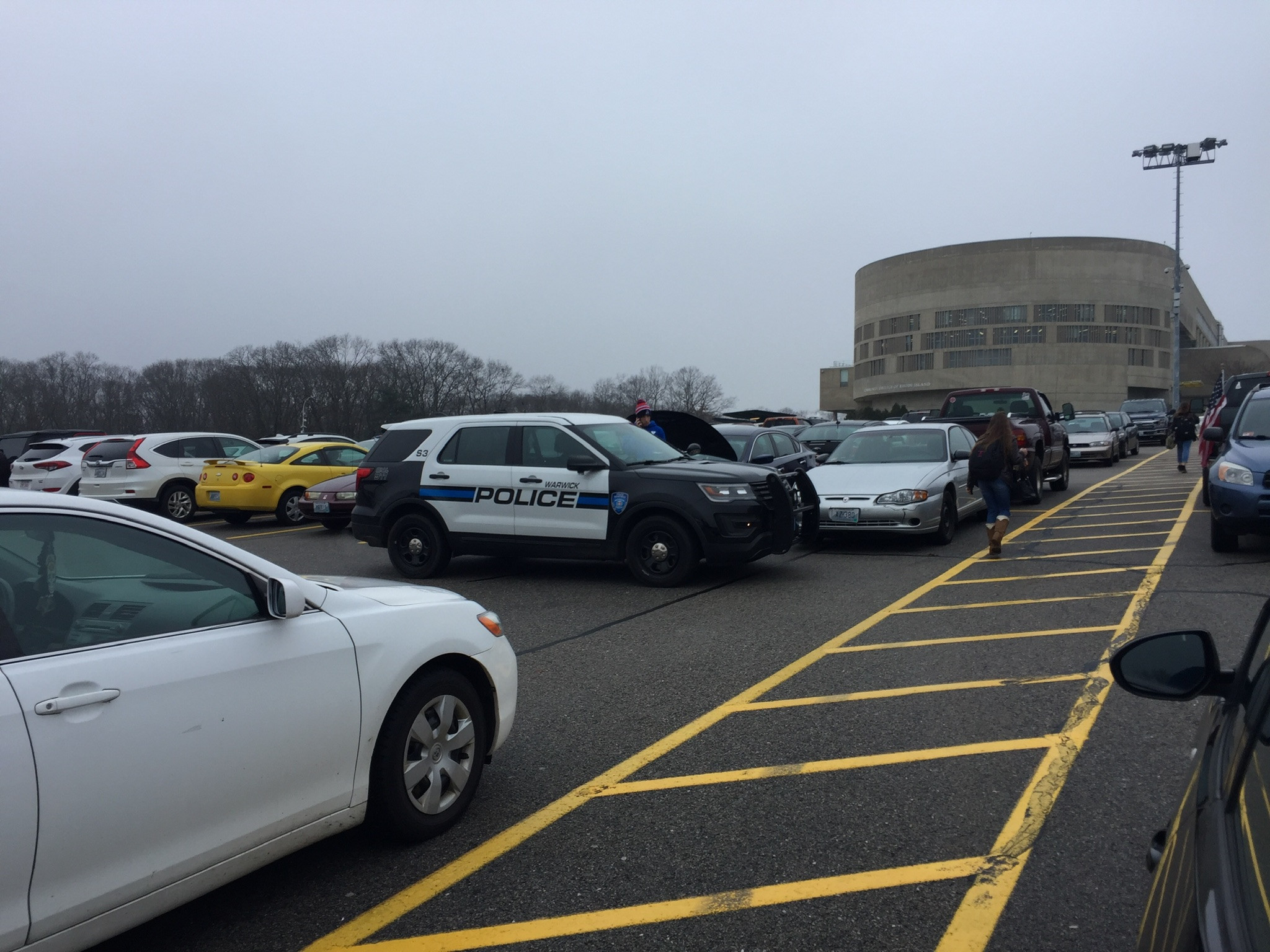 A photo  of Warwick Police
            Cruiser S-3, a 2017 Ford Police Interceptor Utility             taken by @riemergencyvehicles