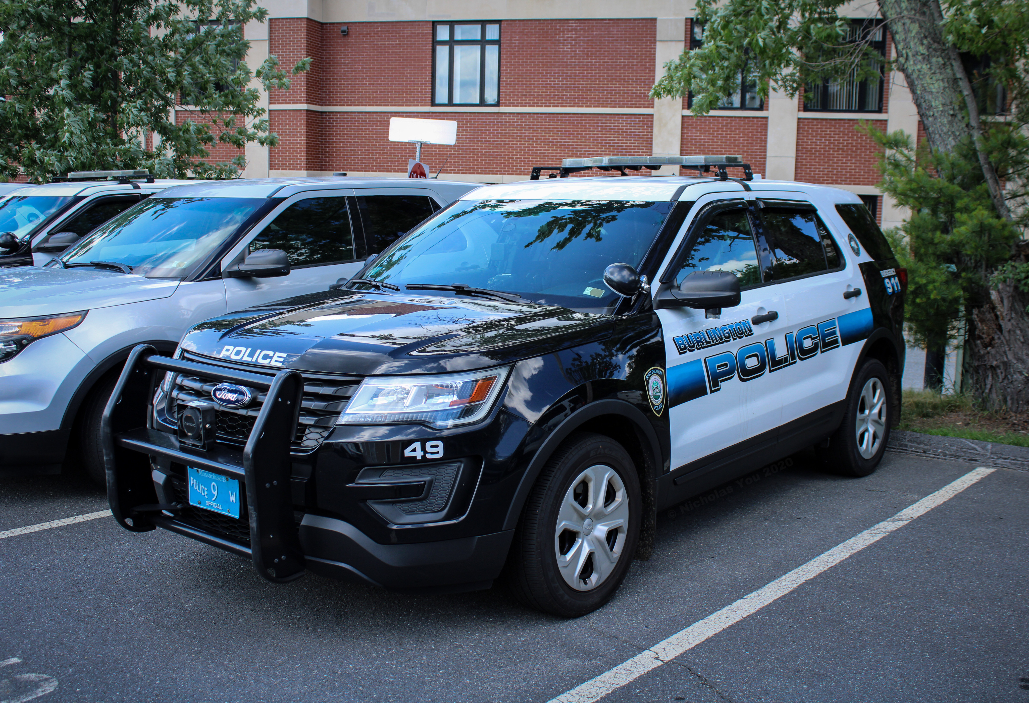 A photo  of Burlington Police
            Cruiser 49, a 2016-2019 Ford Police Interceptor Utility             taken by Nicholas You