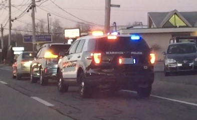 A photo  of Warwick Police
            Cruiser P-13, a 2019 Ford Police Interceptor Utility             taken by @riemergencyvehicles